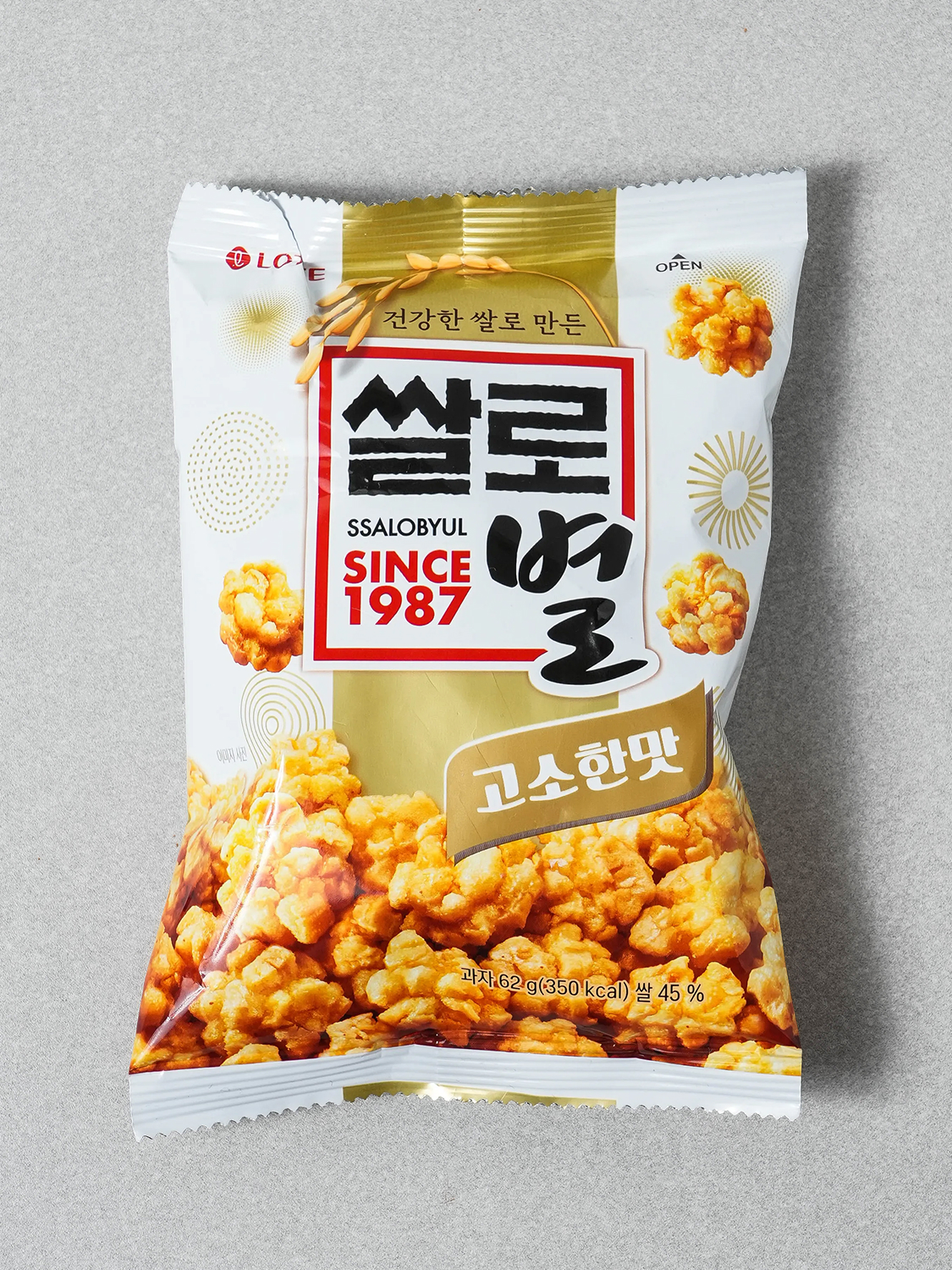 Рисовое печенье Lotte Ssallobyul 62 г