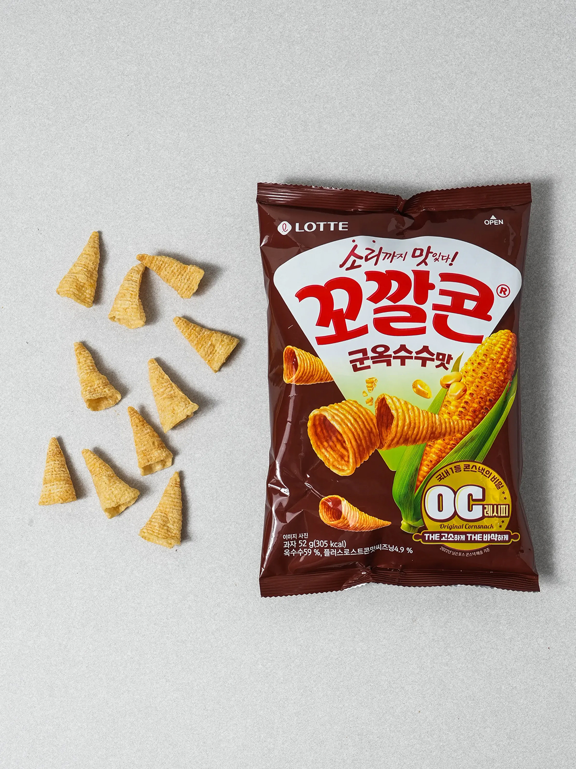 롯데 꼬깔콘 군옥수수맛 52 g