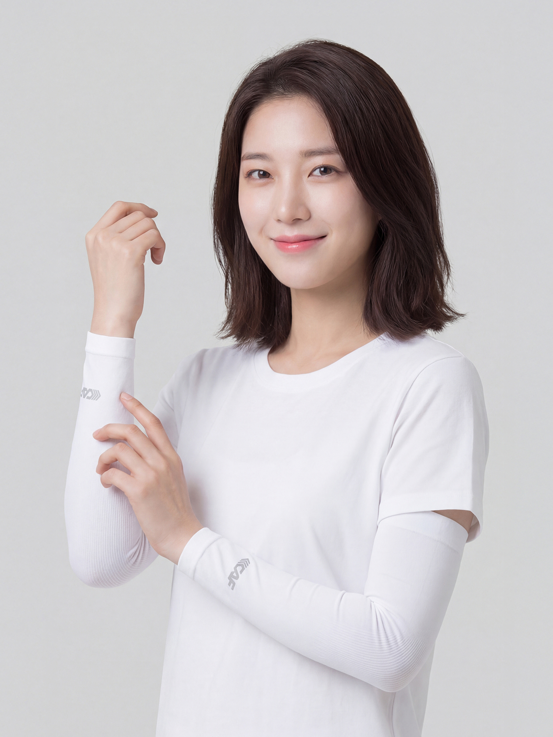 [UV 최대 99% 차단] 르까프 스포츠 팔 토시 화이트