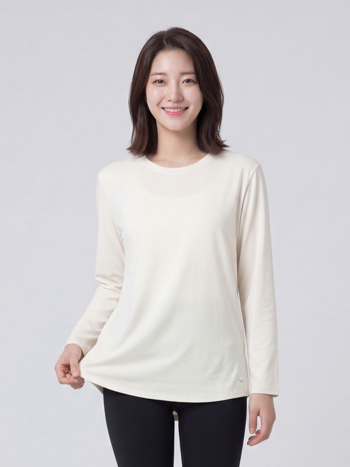 [여성]소로나 긴팔 루즈핏 M 아이보리