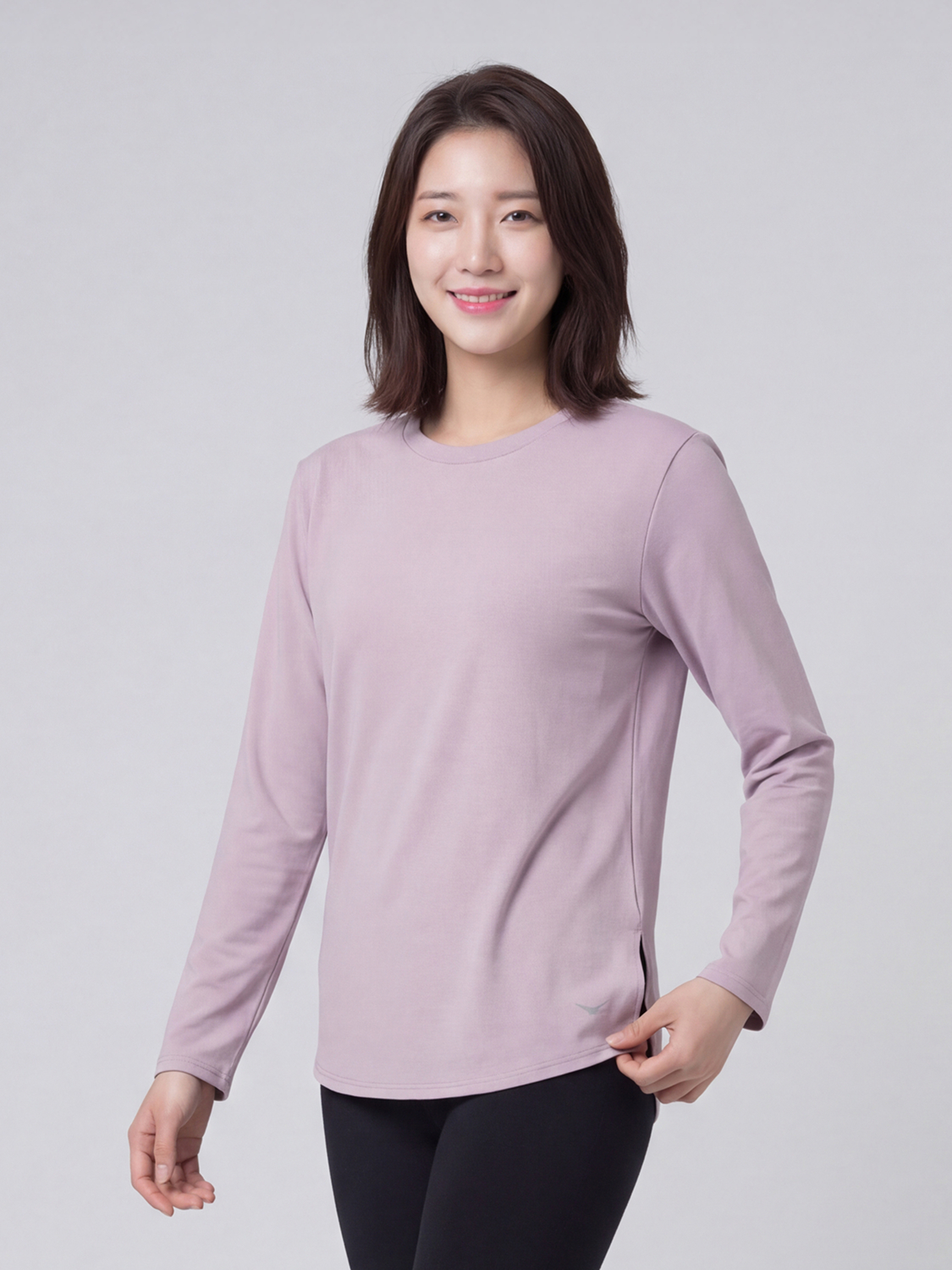 [여성]소로나 긴팔 루즈핏 S 핑크