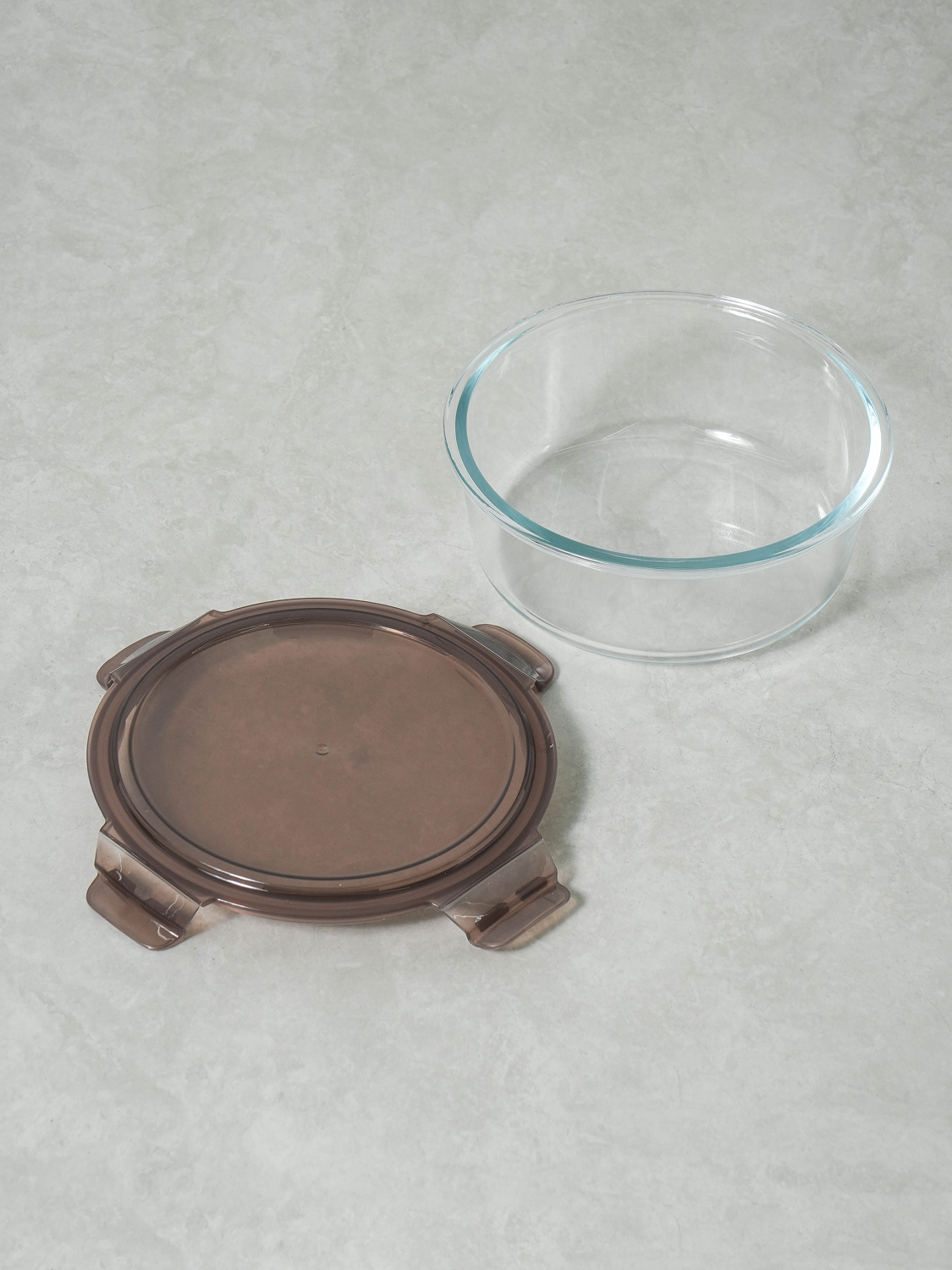 Термостойкий стеклянный контейнер 1.2 L Brown