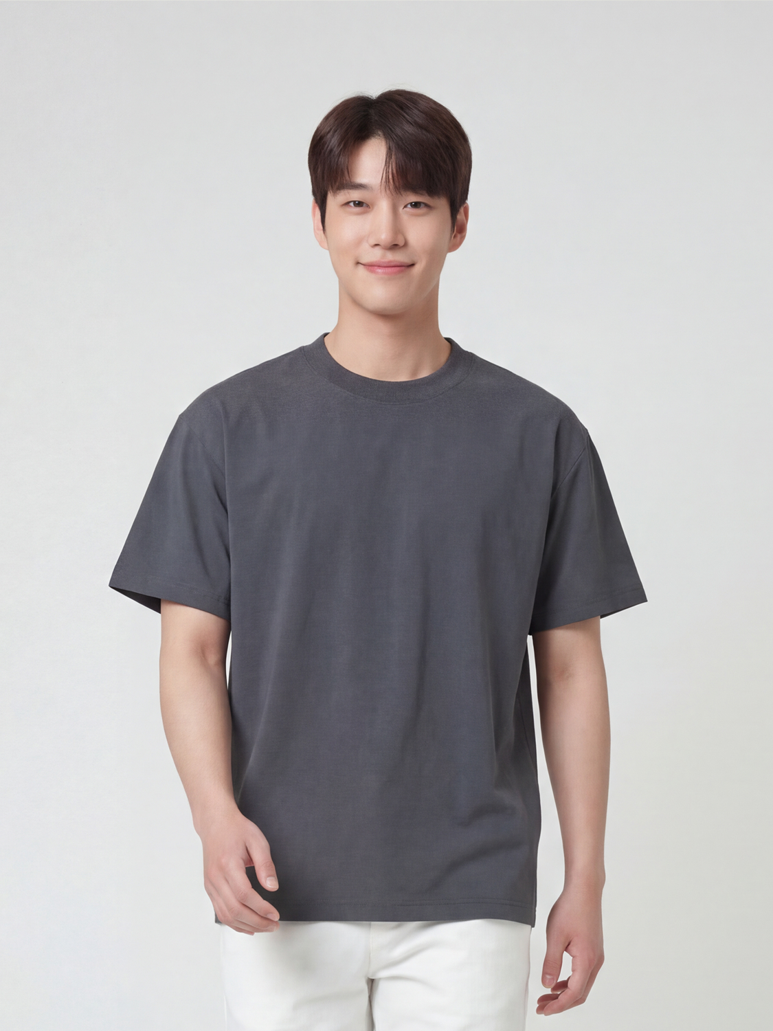 [남성] 라이트 루즈핏 반팔티 L 그레이