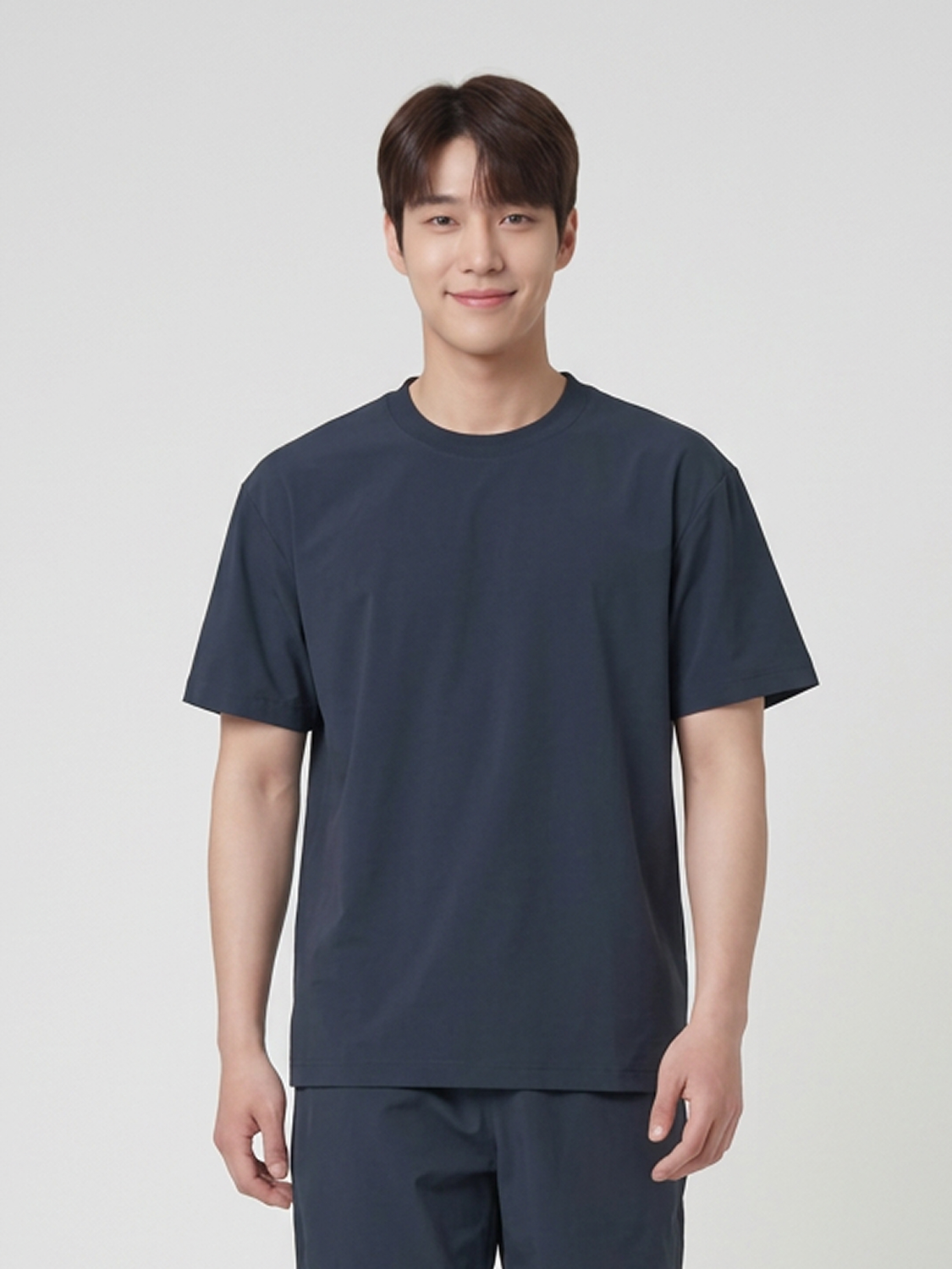 [남성] 라이트 루즈핏 반팔티 XL 네이비