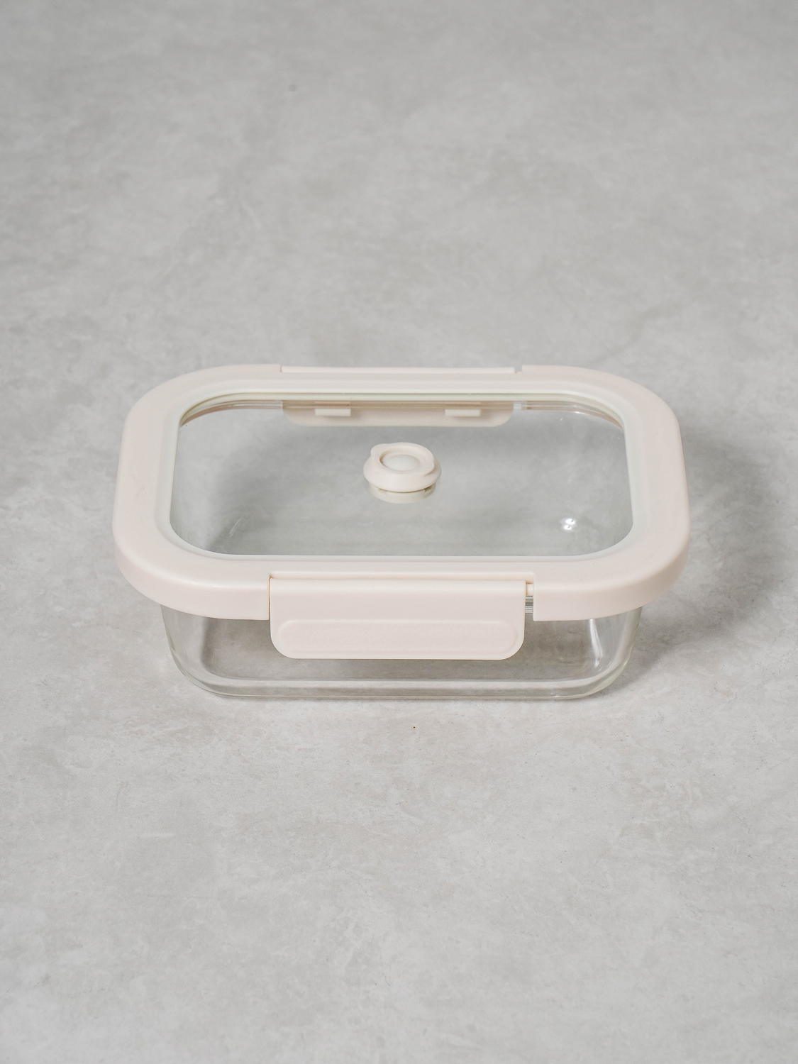 강화 유리 뚜껑 진공 밀폐 찬통 700 ml
