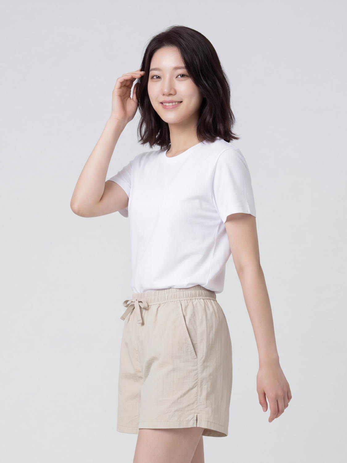 [공용] 나일론 반바지 M 베이지
