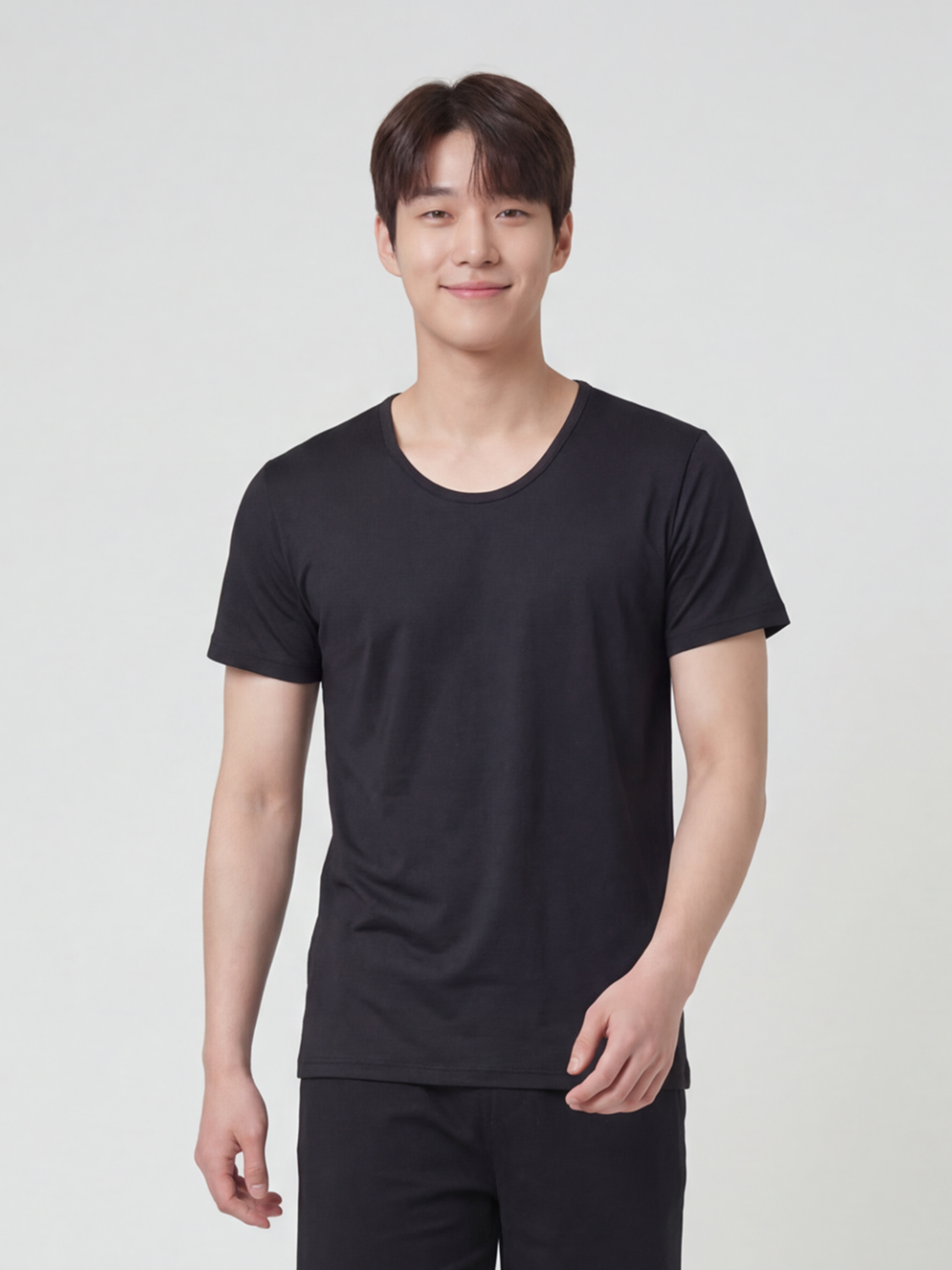 이지쿨 남성 아스킨 냉감 이너티셔츠(105)(블랙)