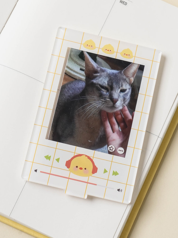 봄피크닉 아크릴 스탠드 포토 카드 장식 액자