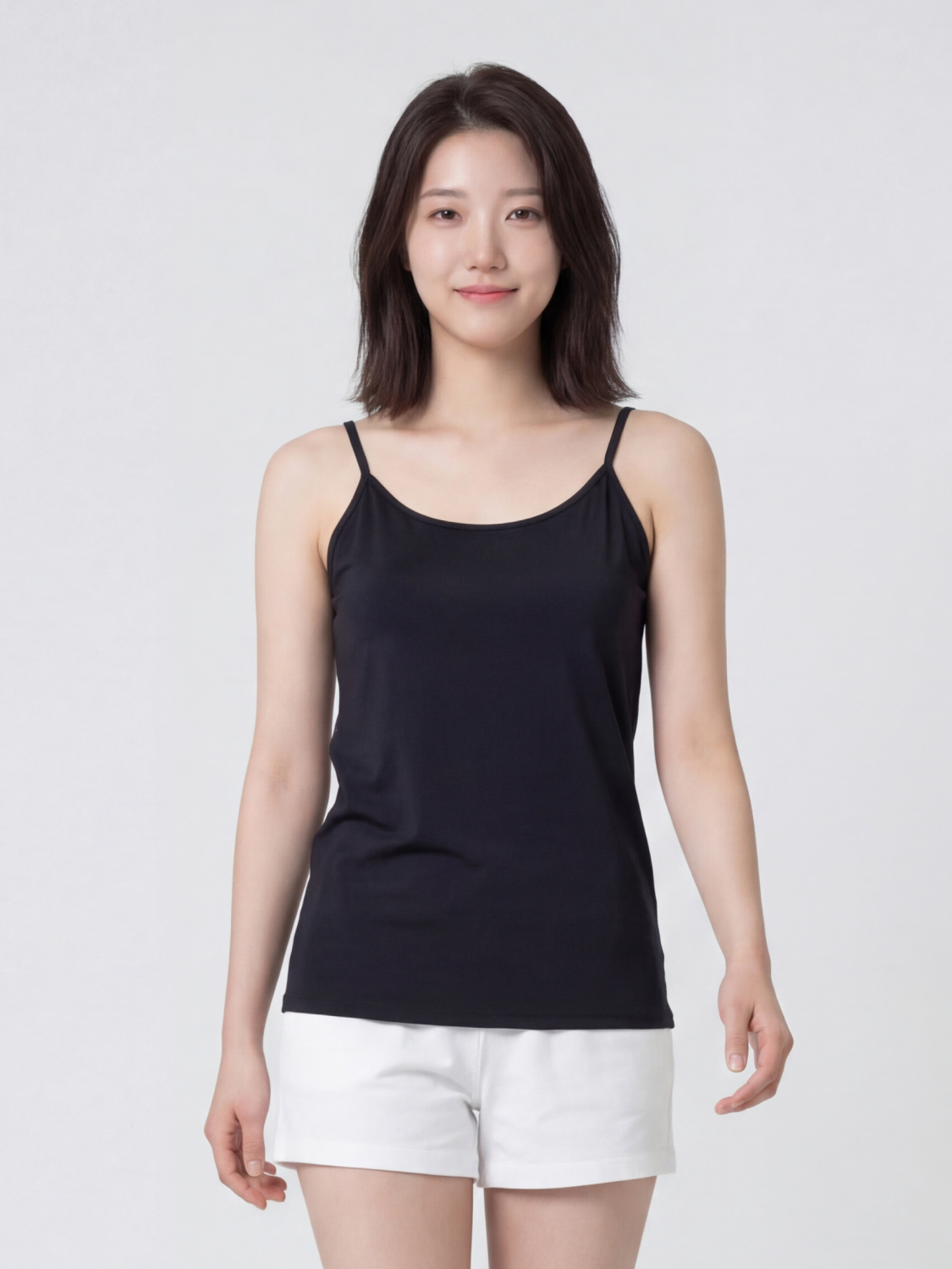이지쿨 캡내장 냉감 캐미솔(L)(블랙)