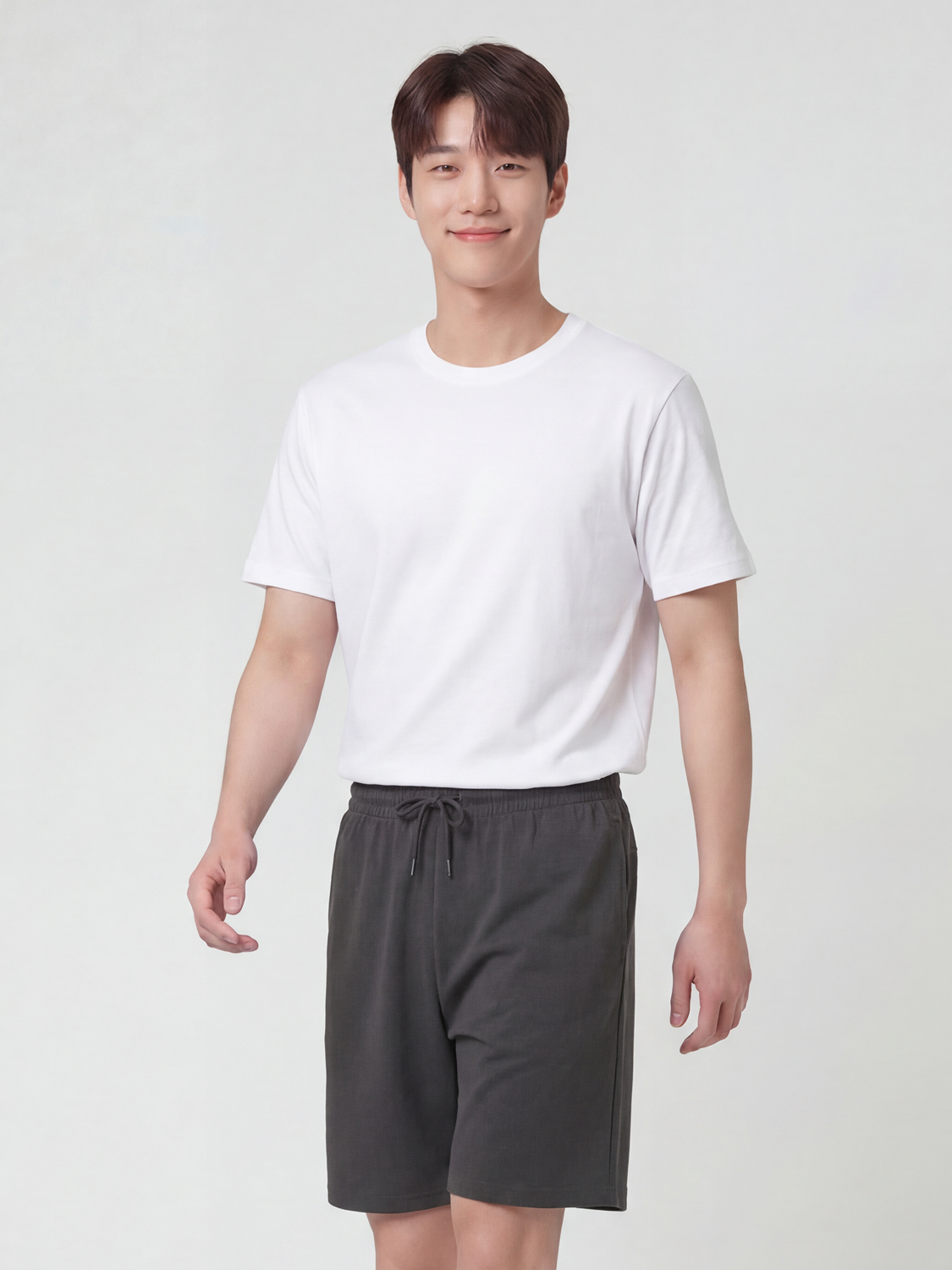 이지쿨코튼 반바지(S)(그레이)