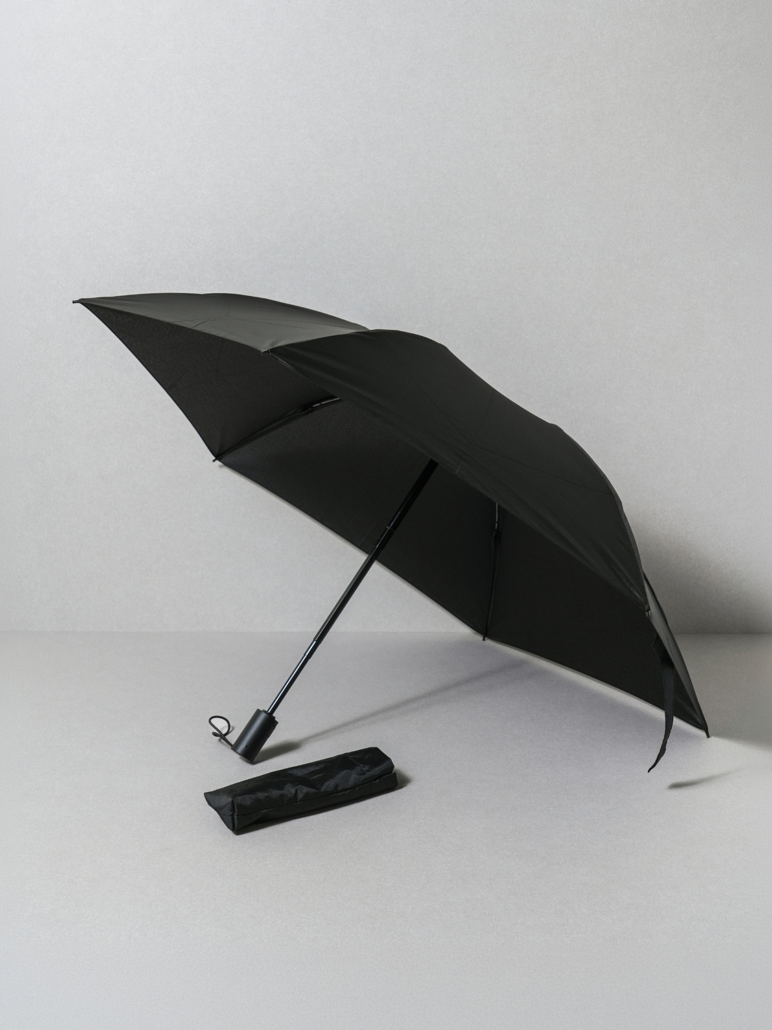 역방향 완전 자동 3단 우산 6K 53 cm