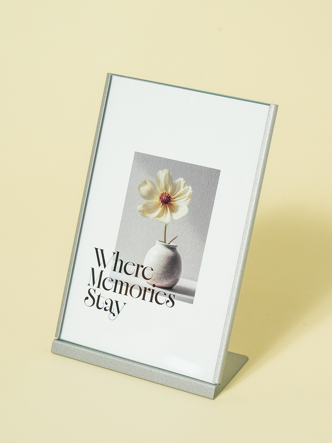 스틸 프레임 액자 10.1 X 15.2 cm 세로형