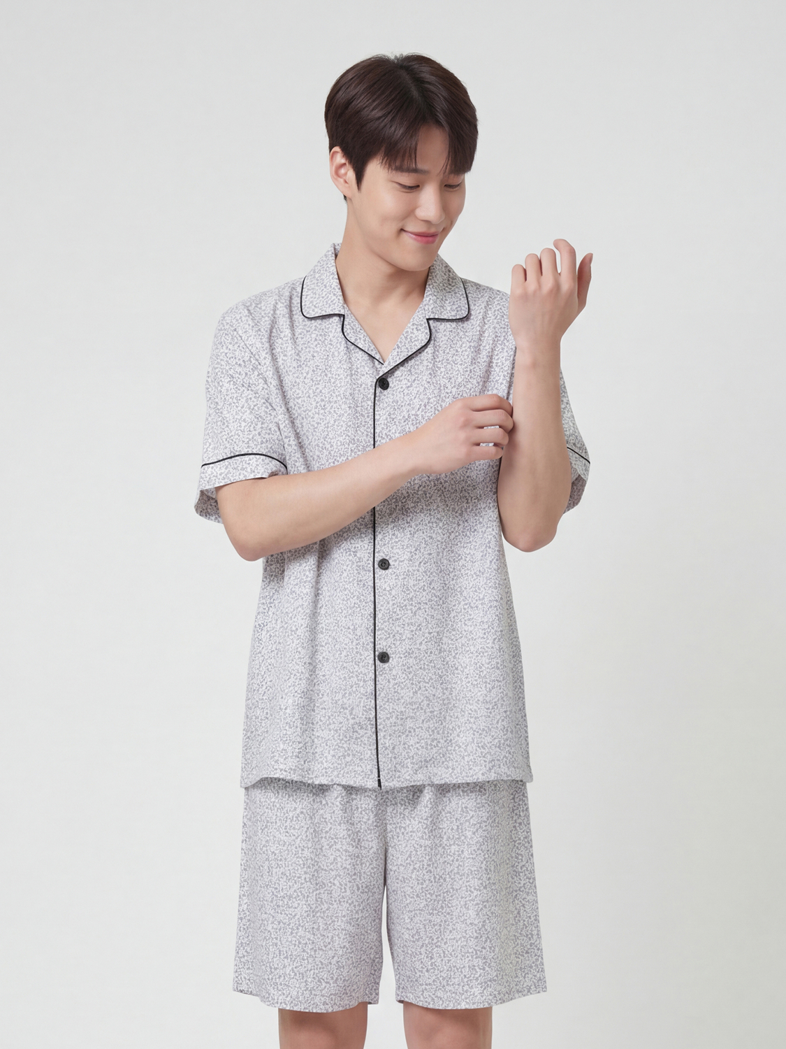 [공용] 레이온 리오셀 반바지 파자마 XL 그레이