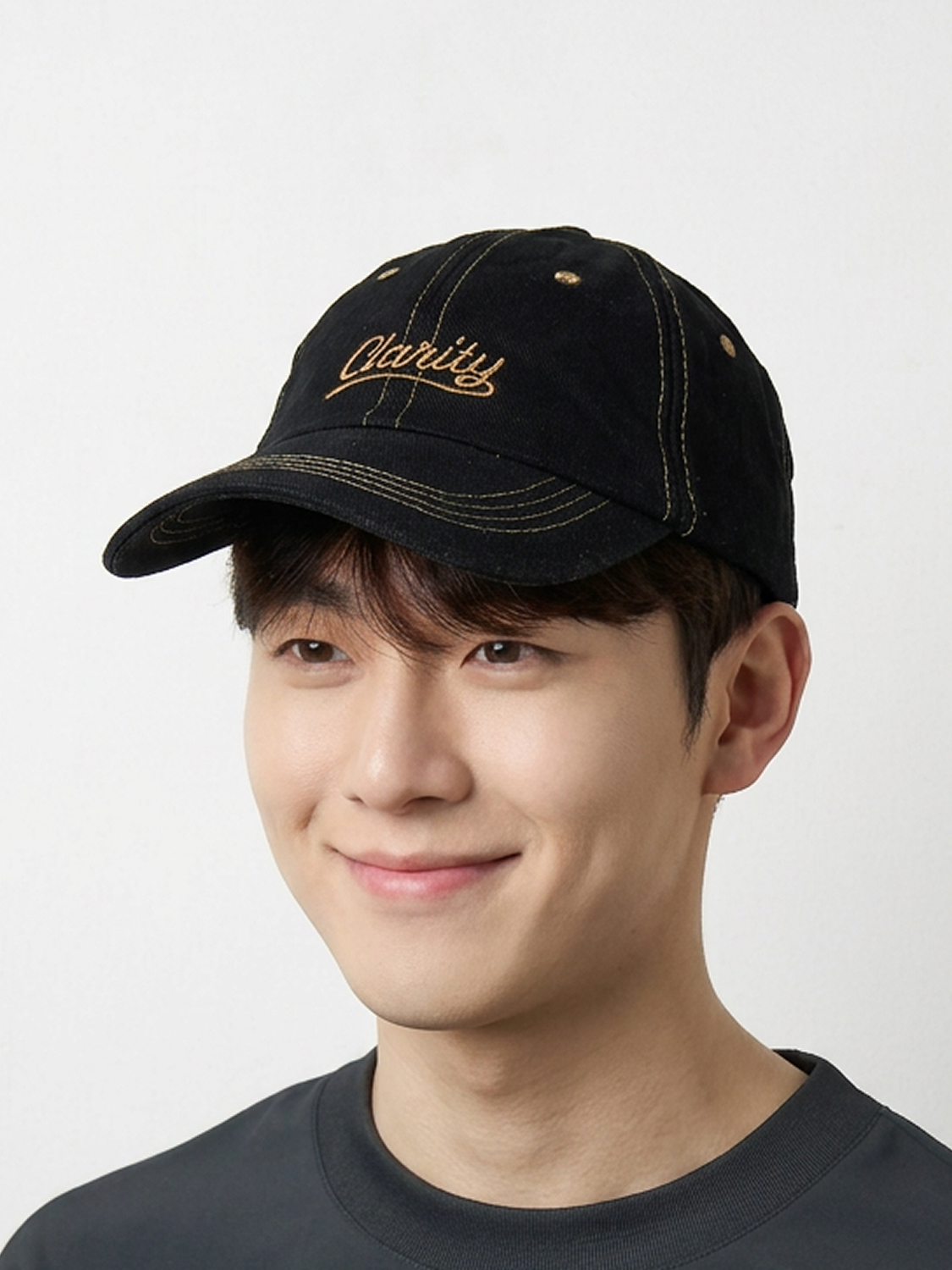 소프트 헤드 볼캡 블랙