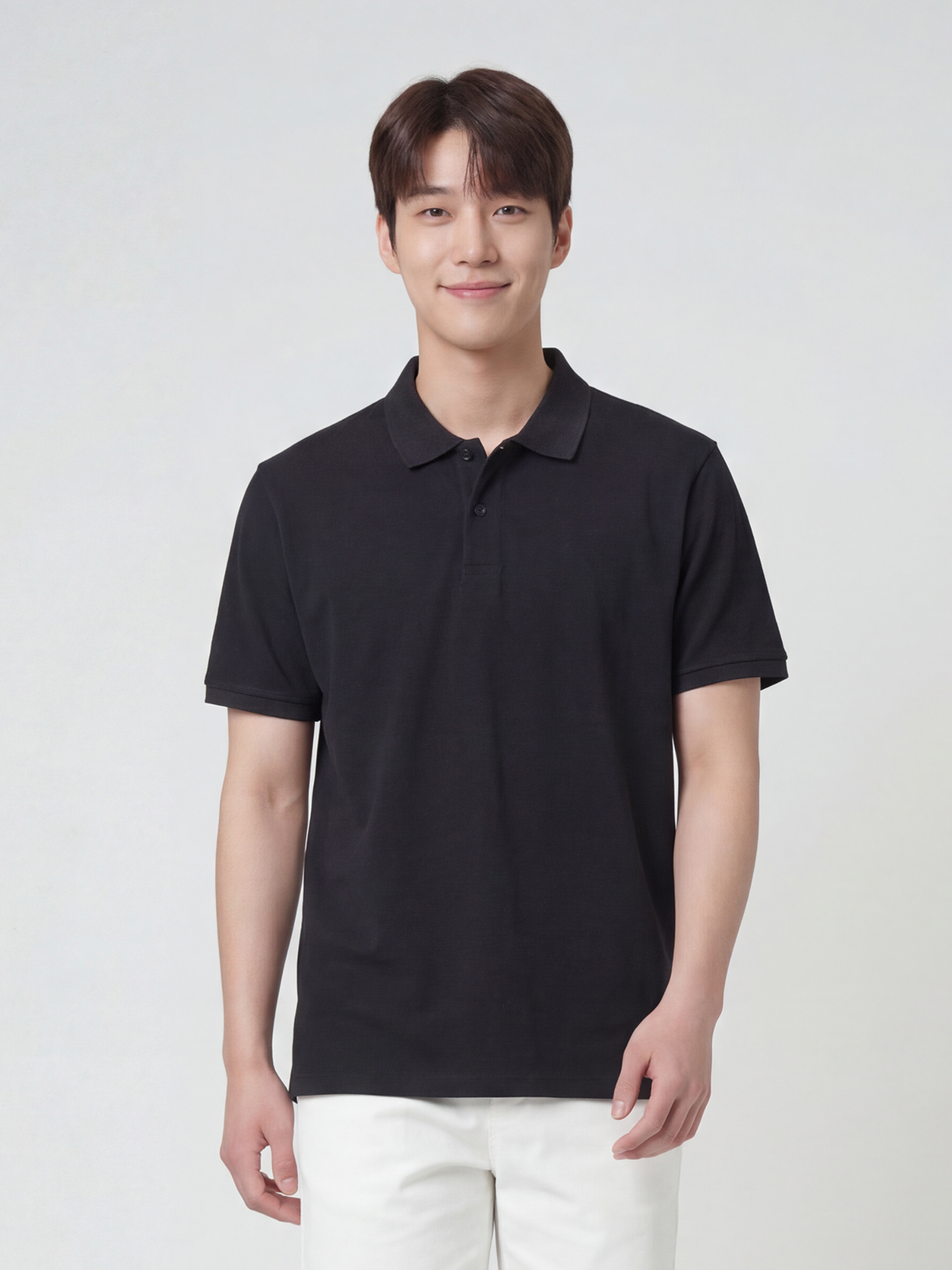 면혼방 카라티_(110)(블랙)