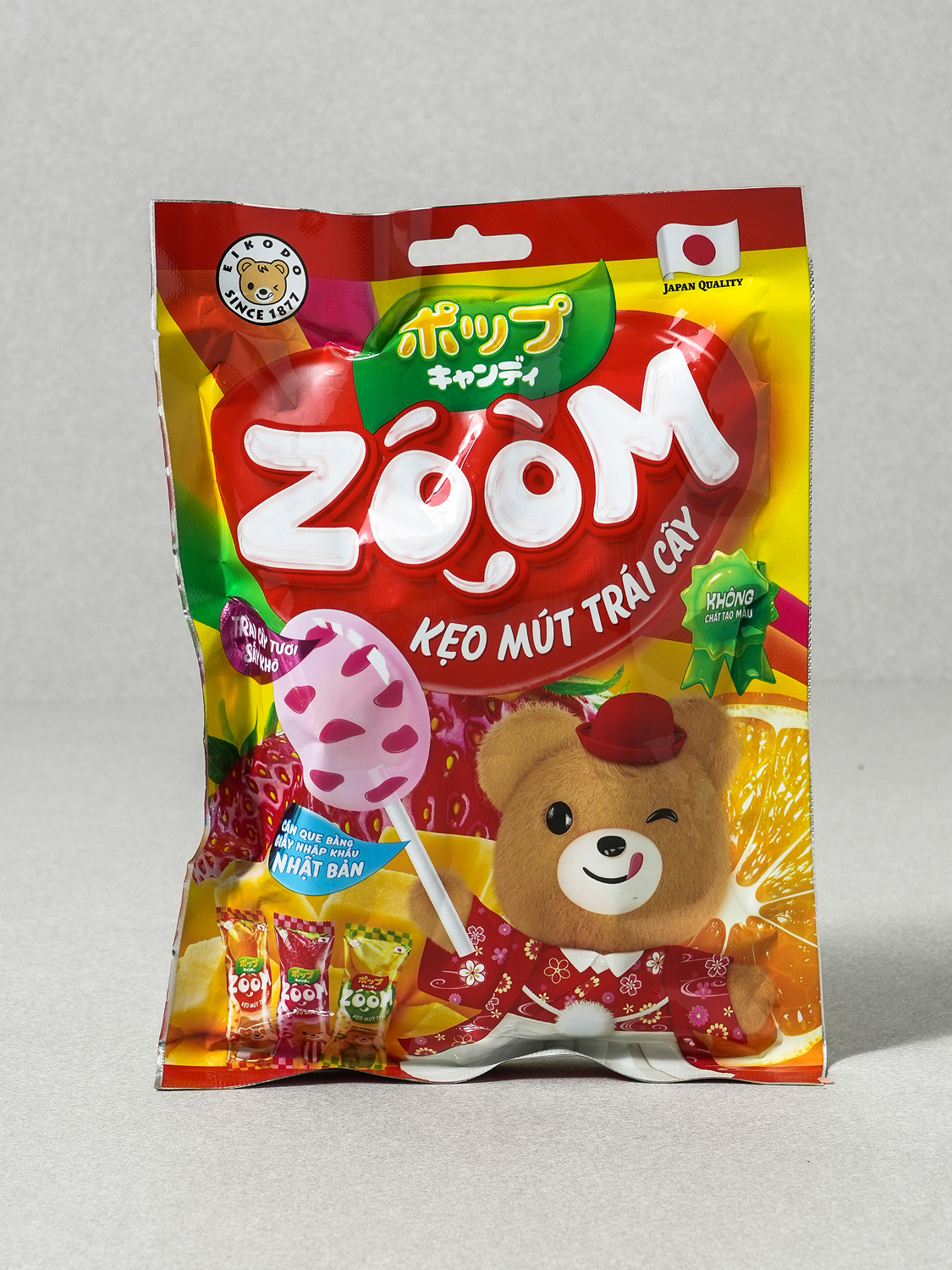 Леденцы Zoom со вкусом фруктов 72 г