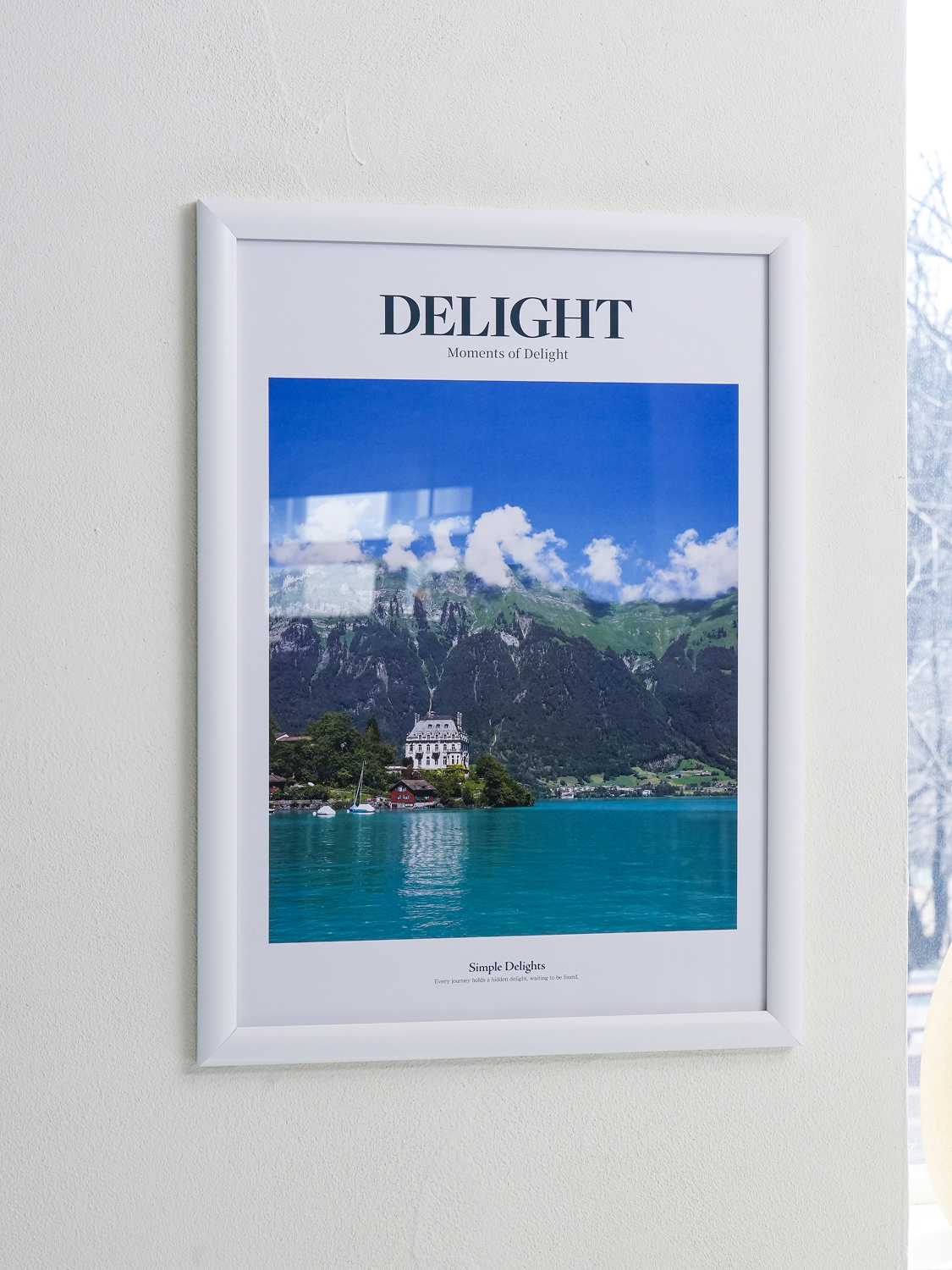 Фоторамка 29.7 x 42 см, белая