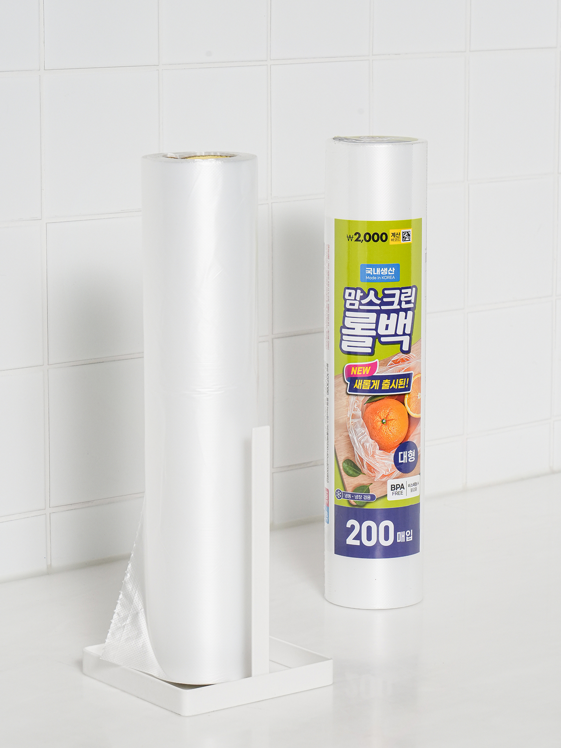 NEW 맘스크린 롤백 대형 200매입