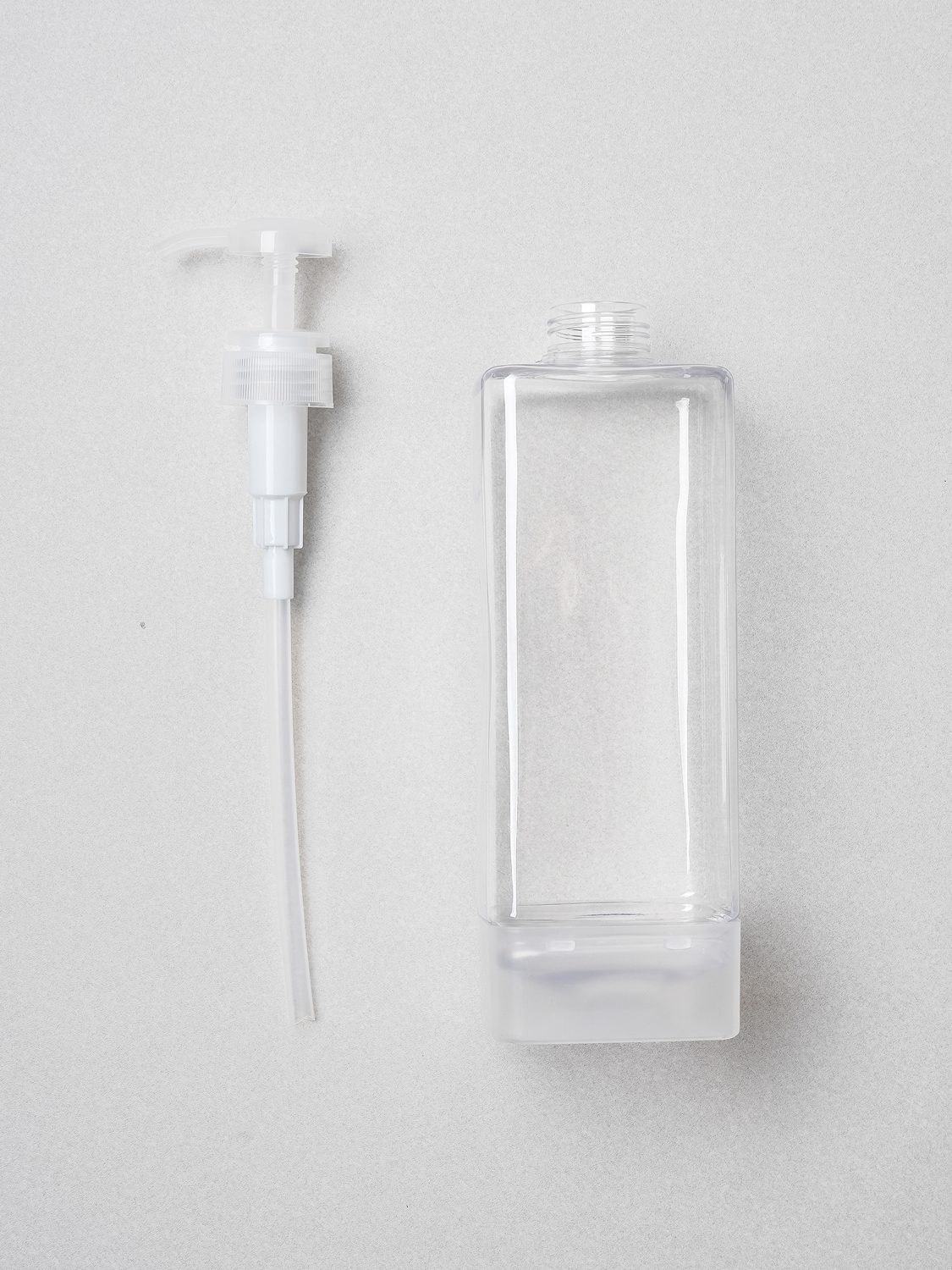 깔끔 사용 사각 펌프 용기 1000 ml