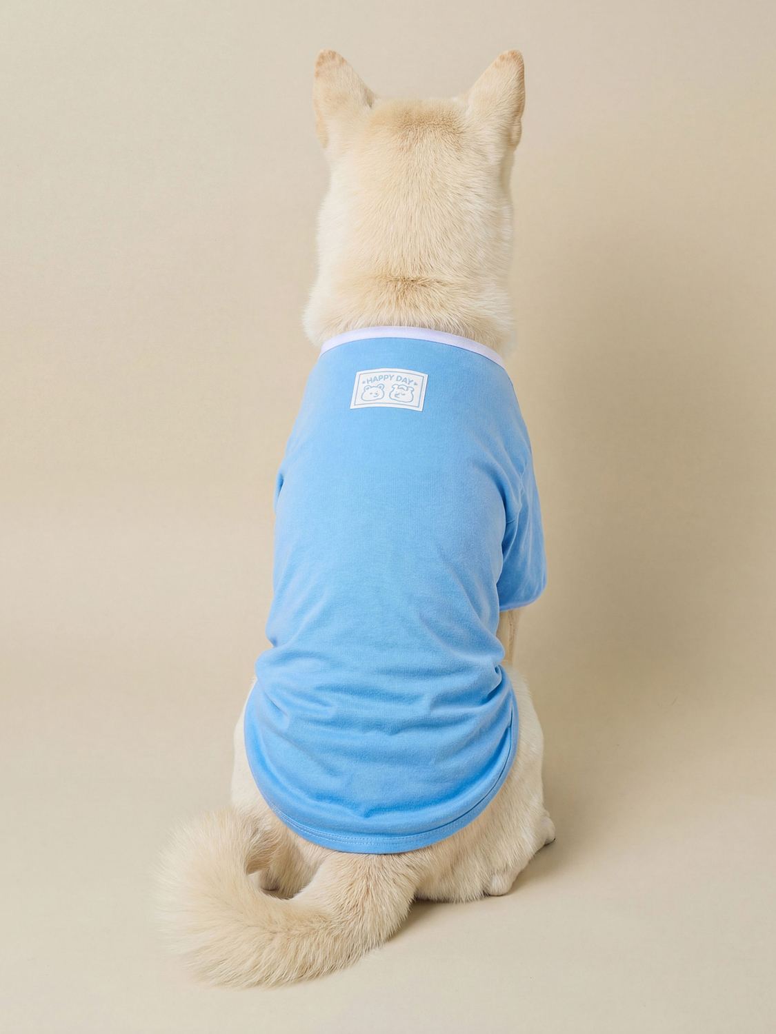 [펫] 목이 편한 반팔 셔츠 4XL