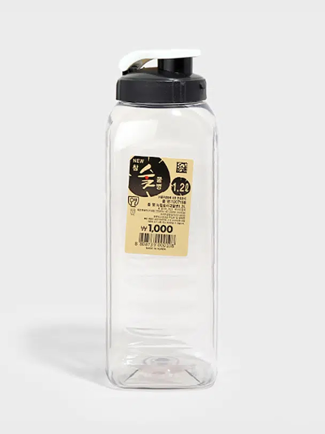 뉴 참숯 사각 물병 1.2L
