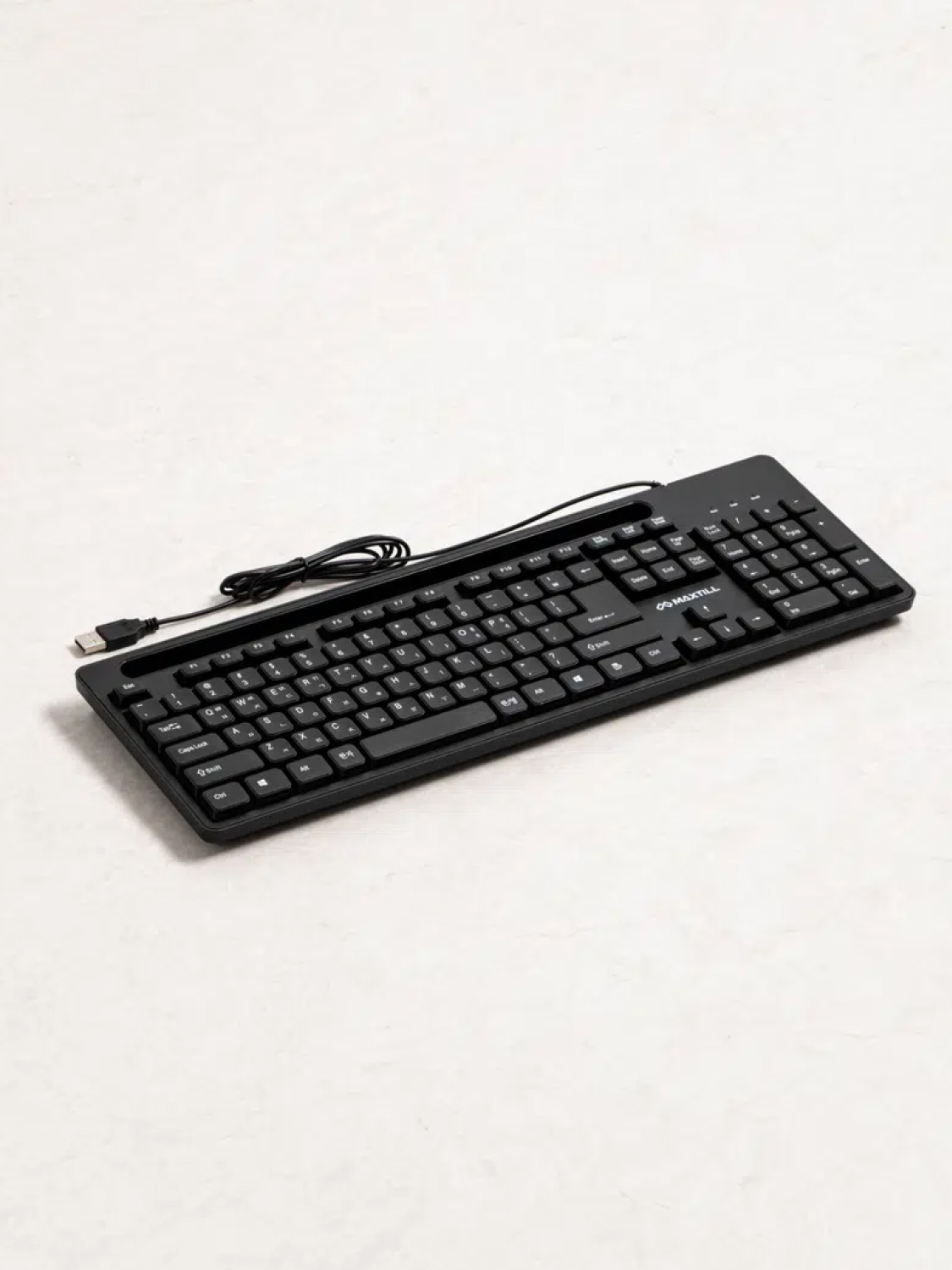 맥스틸 거치형 USB 유선 키보드