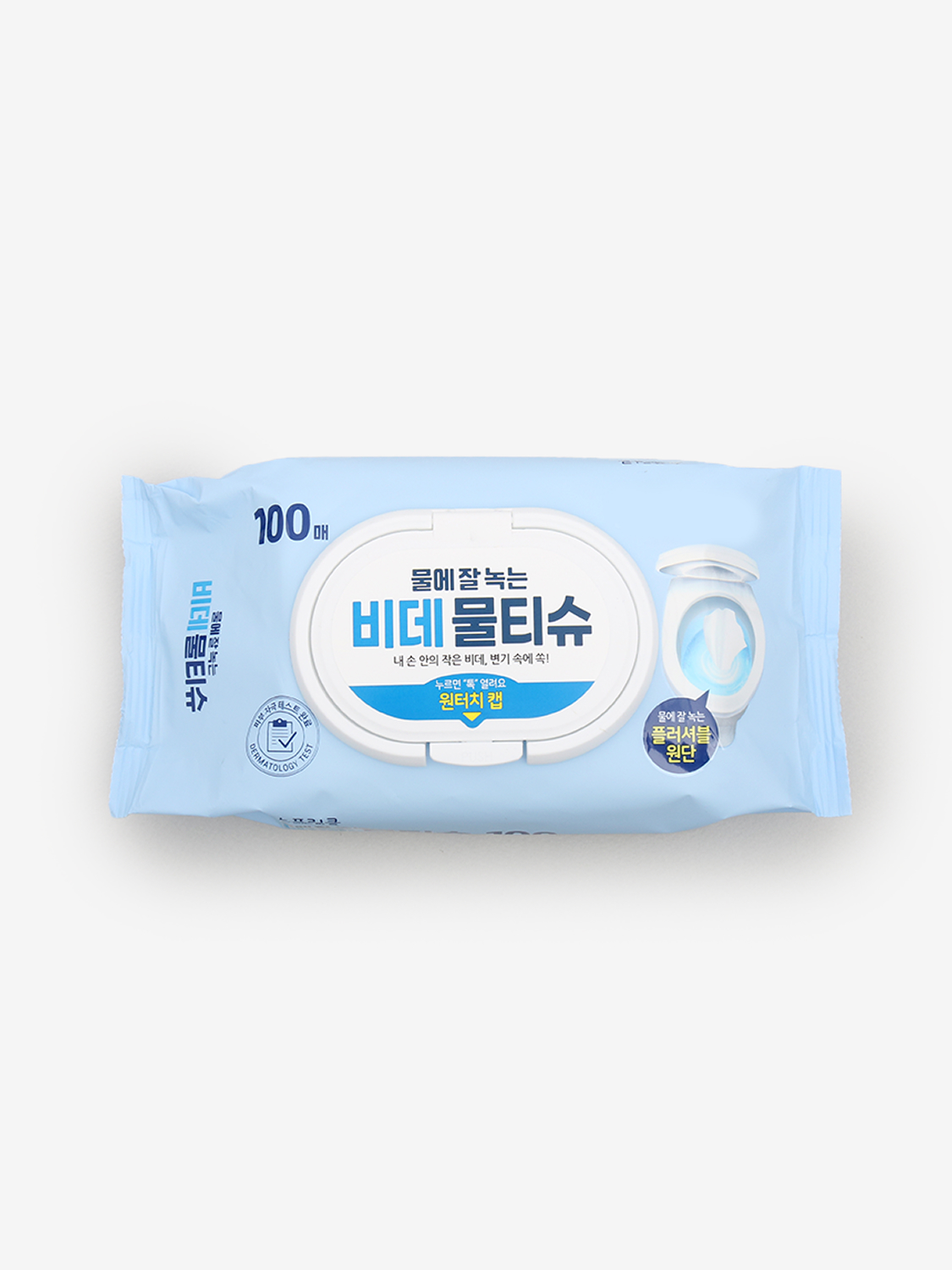 비데 물티슈 캡형 100매