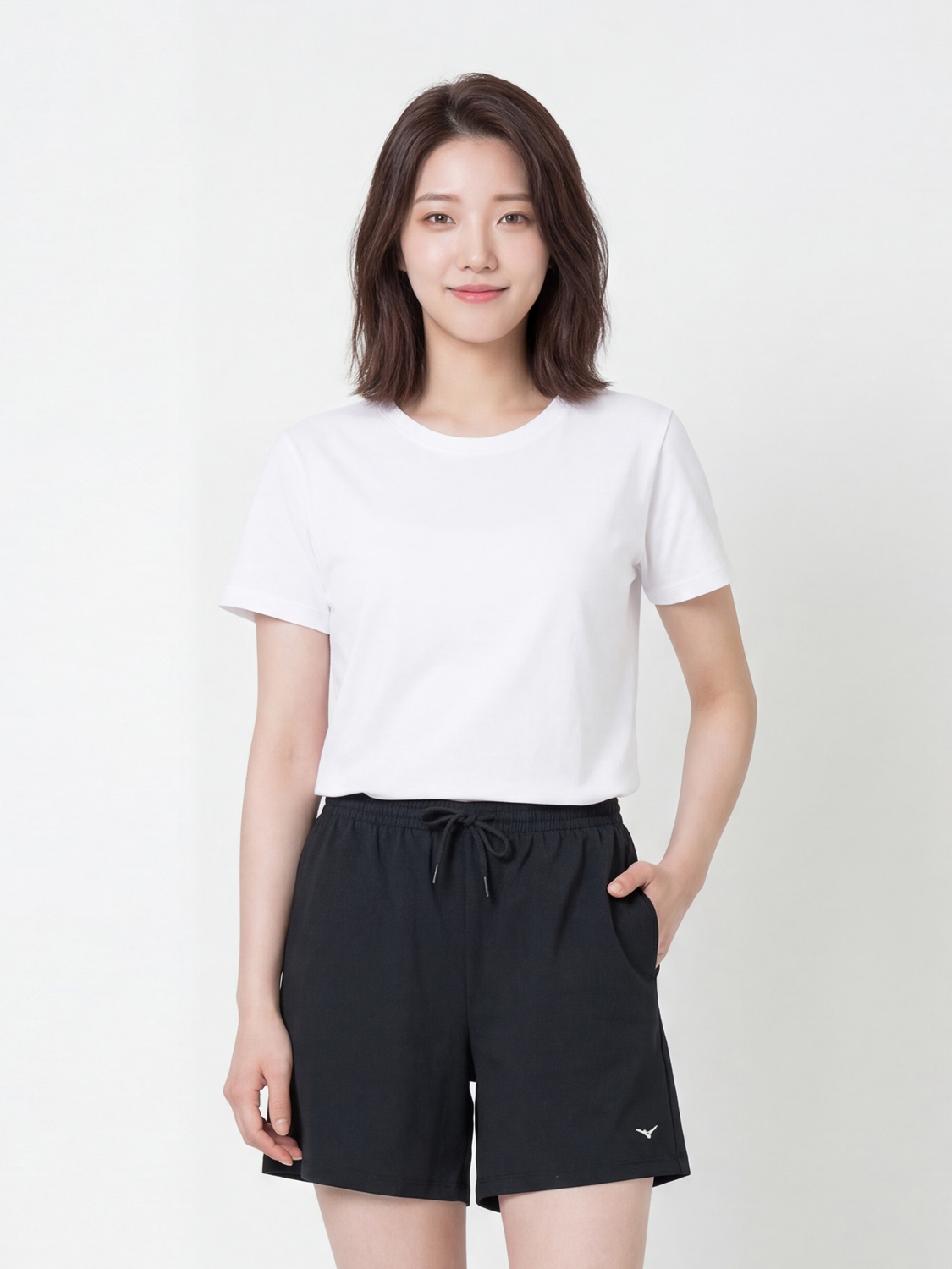 여성소로나반바지(S)(블랙)