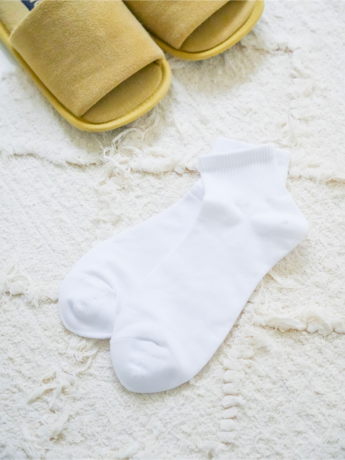 Kikiyasocks мужские короткие носки белые