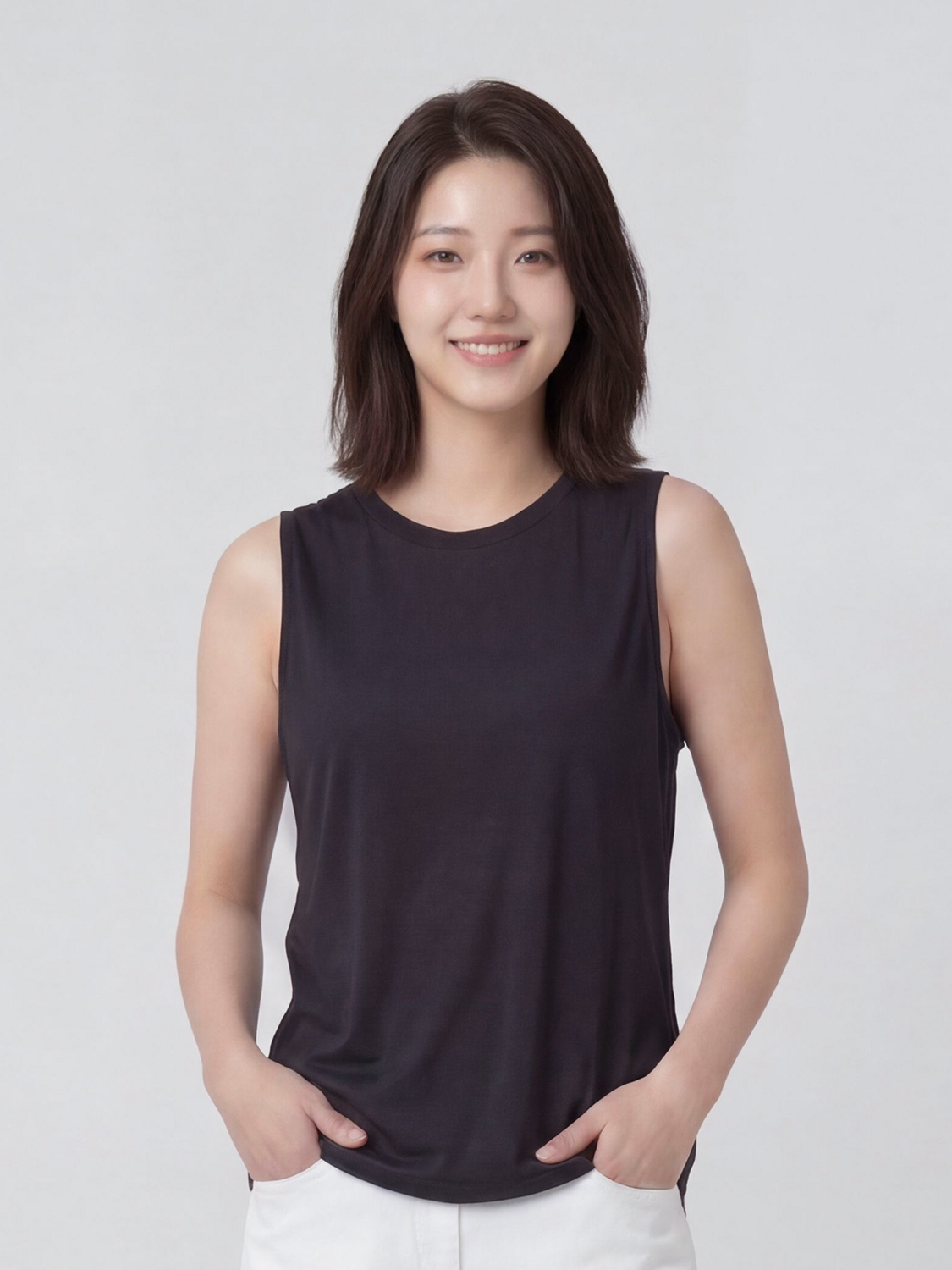 여성소로나민소매티셔츠(M)(블랙)
