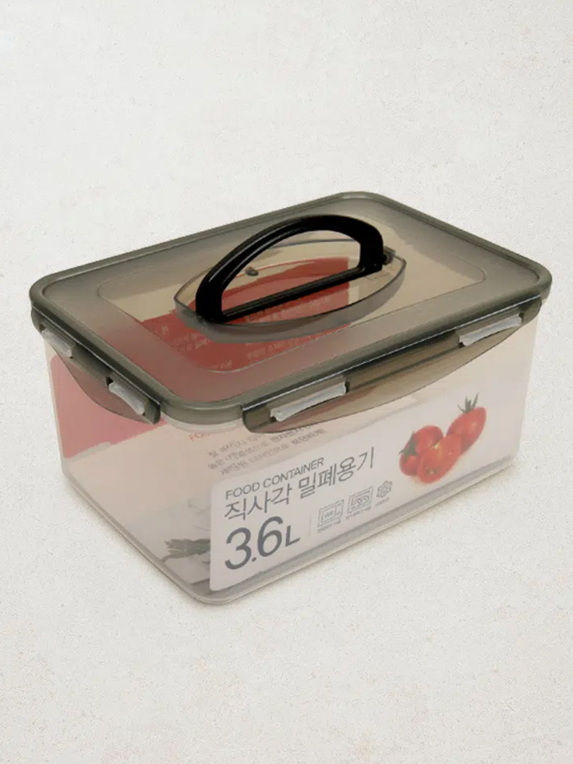 프레시 직사각 밀폐 용기 3.6L