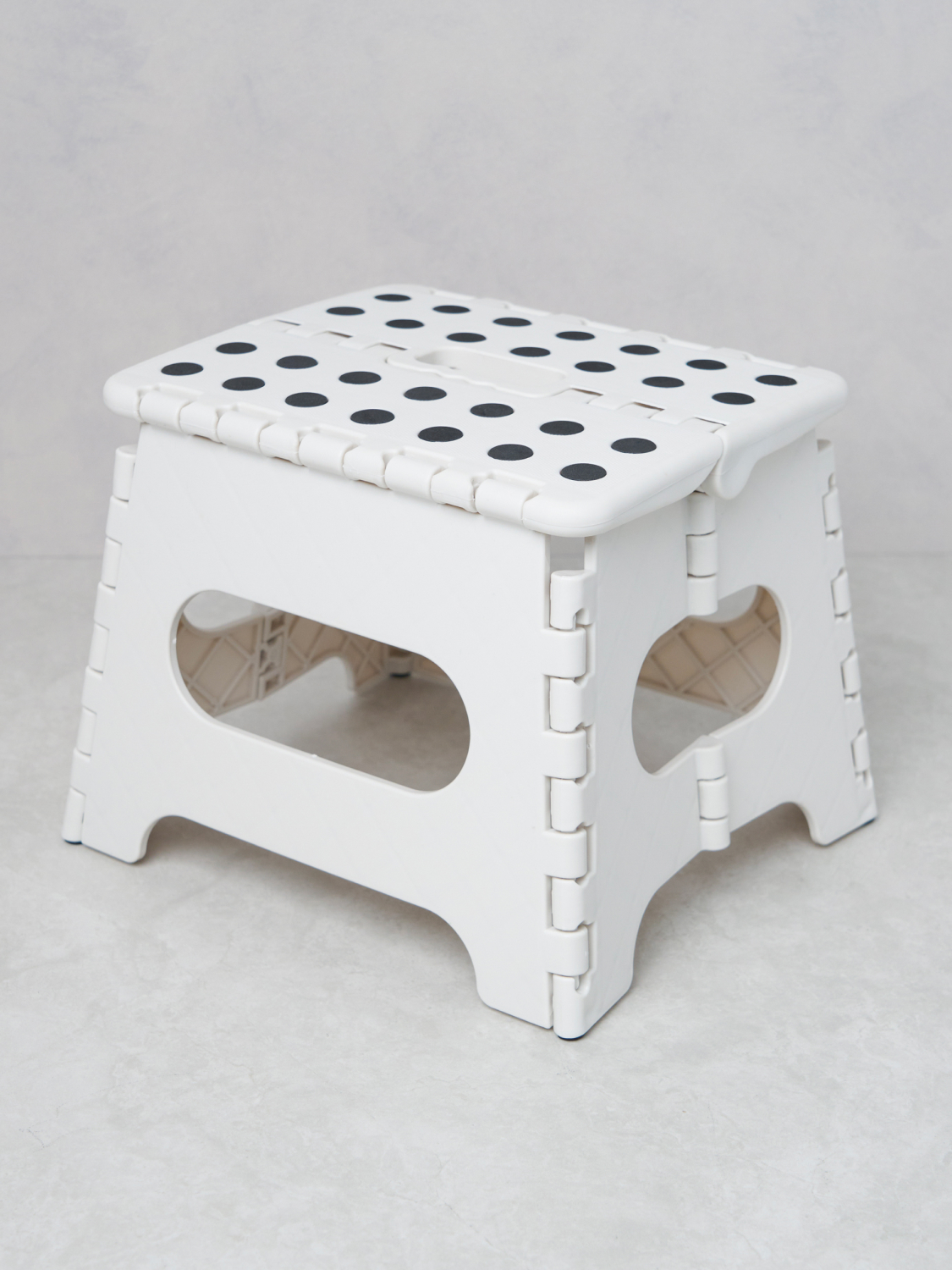 도트 무늬 접이식 의자 25 X 22 X 19 cm
