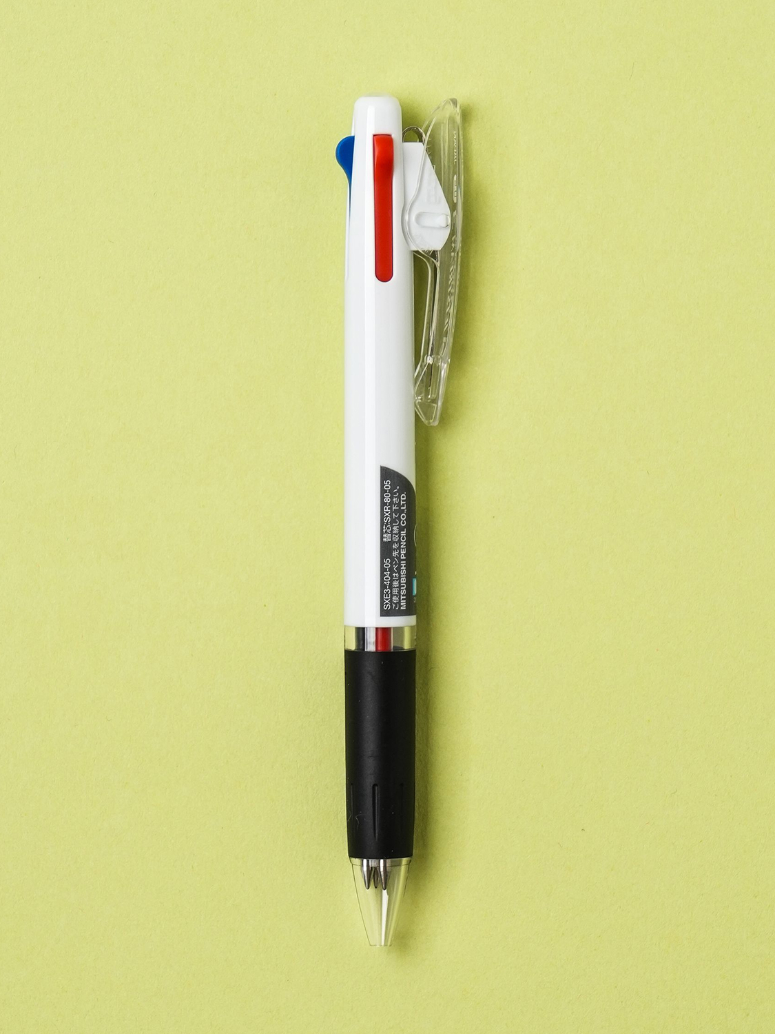 제트스트림 3색 볼펜 화이트 0.5 mm