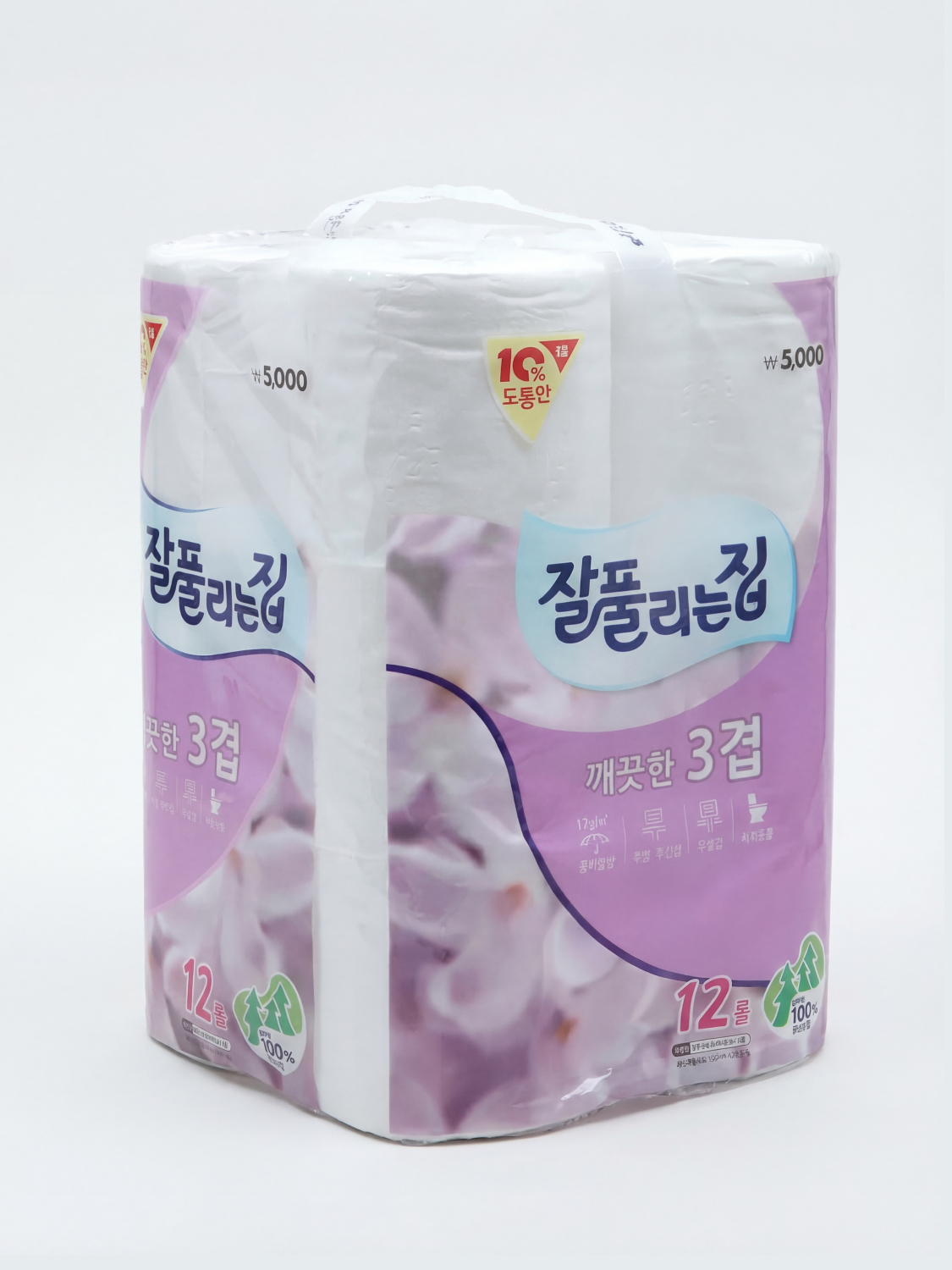 잘풀리는집3겹두루마리화장지12롤