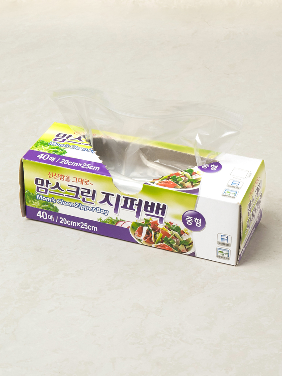 맘스크린 지퍼백 중 40매