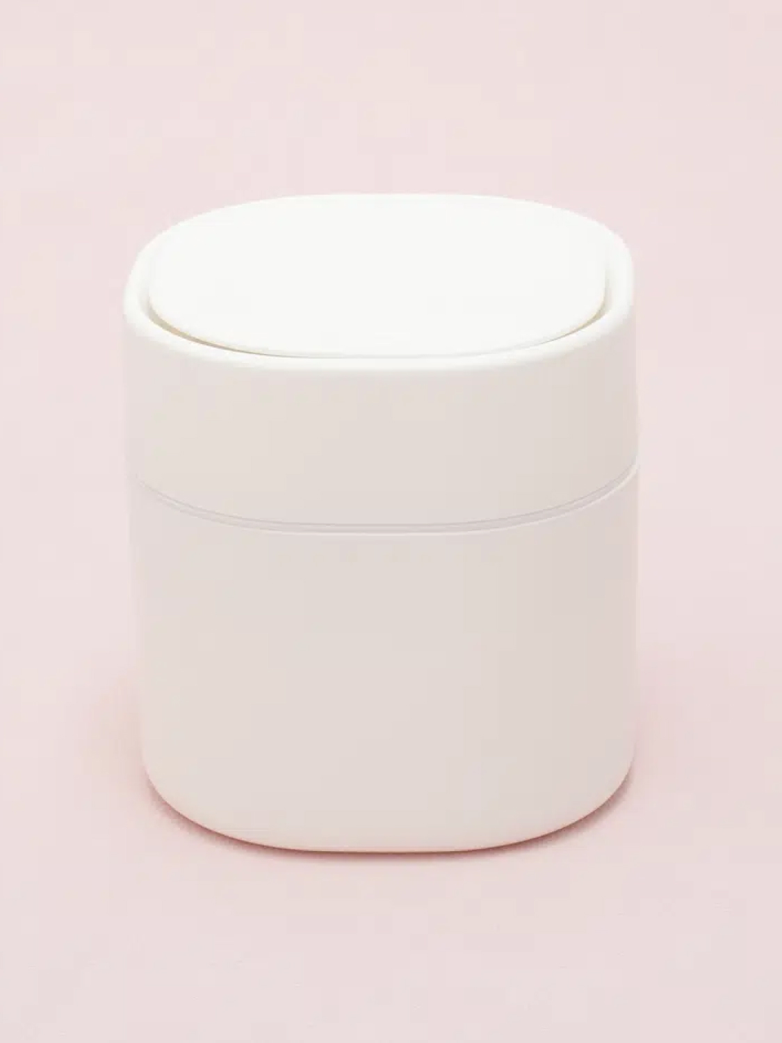 원터치 미니 휴지통 2 L 화이트