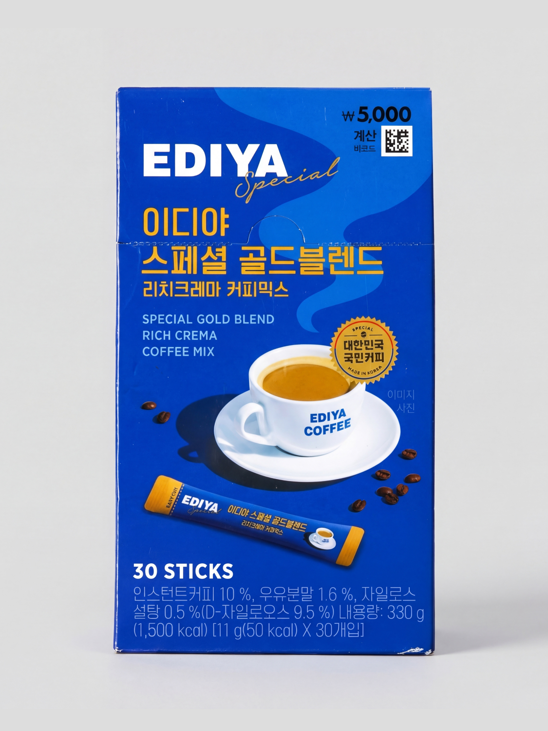 이디야 스페셜 골드 블렌드 리치 크레마 커피믹스 30개입