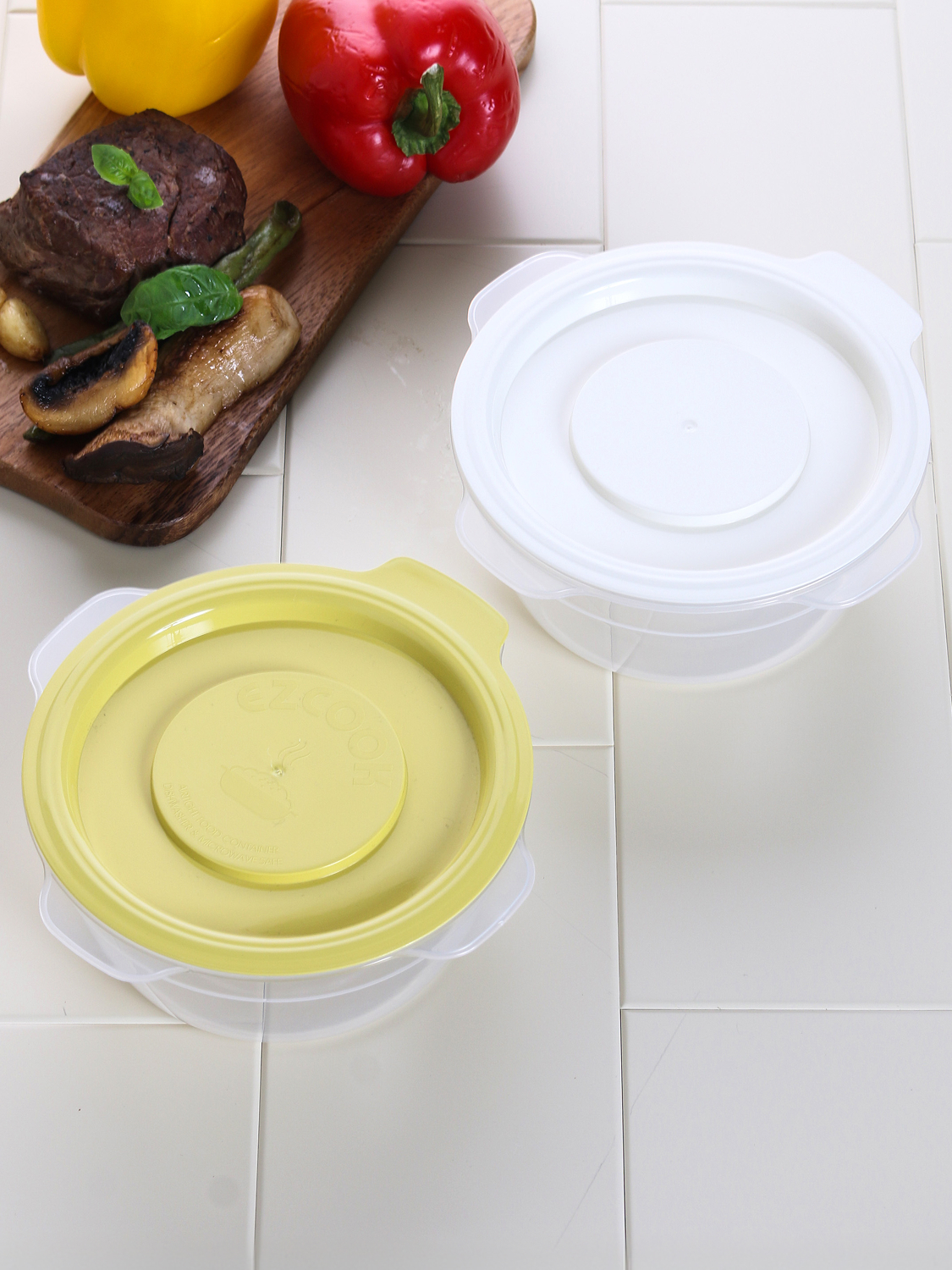 전자레인지 보관 용기 650ml 2개입