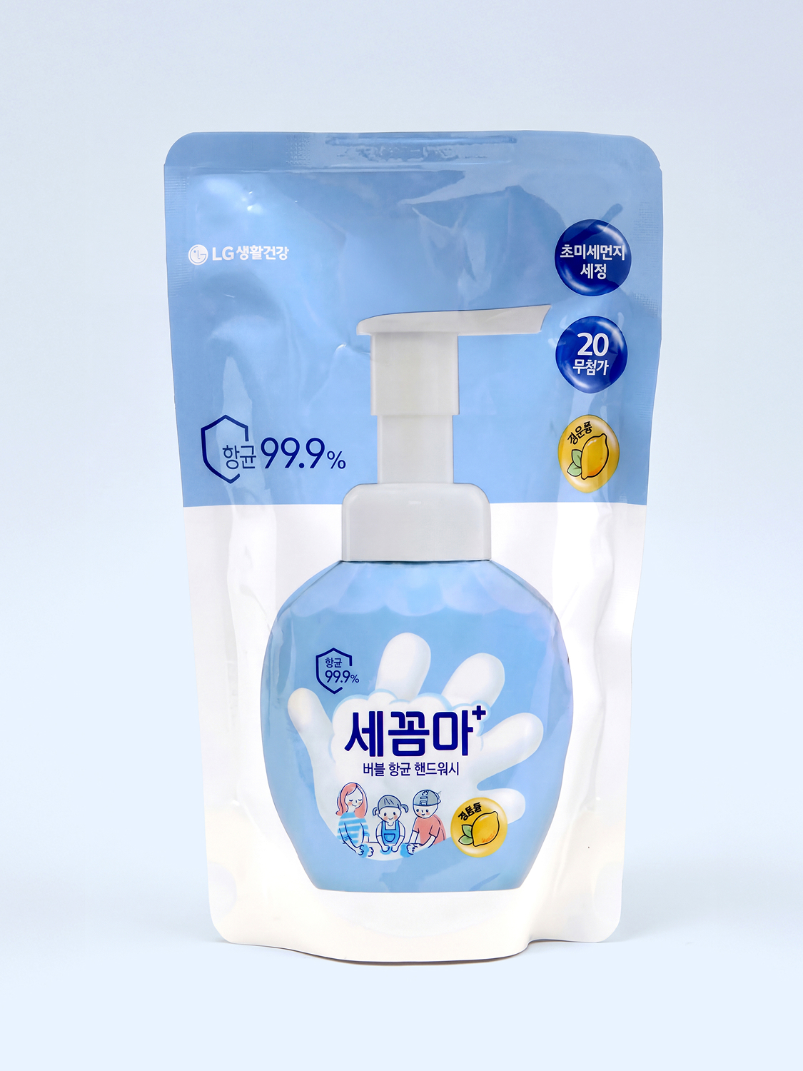 세꼼마 버블 항균 핸드워시 리필 200 ml 레몬 향
