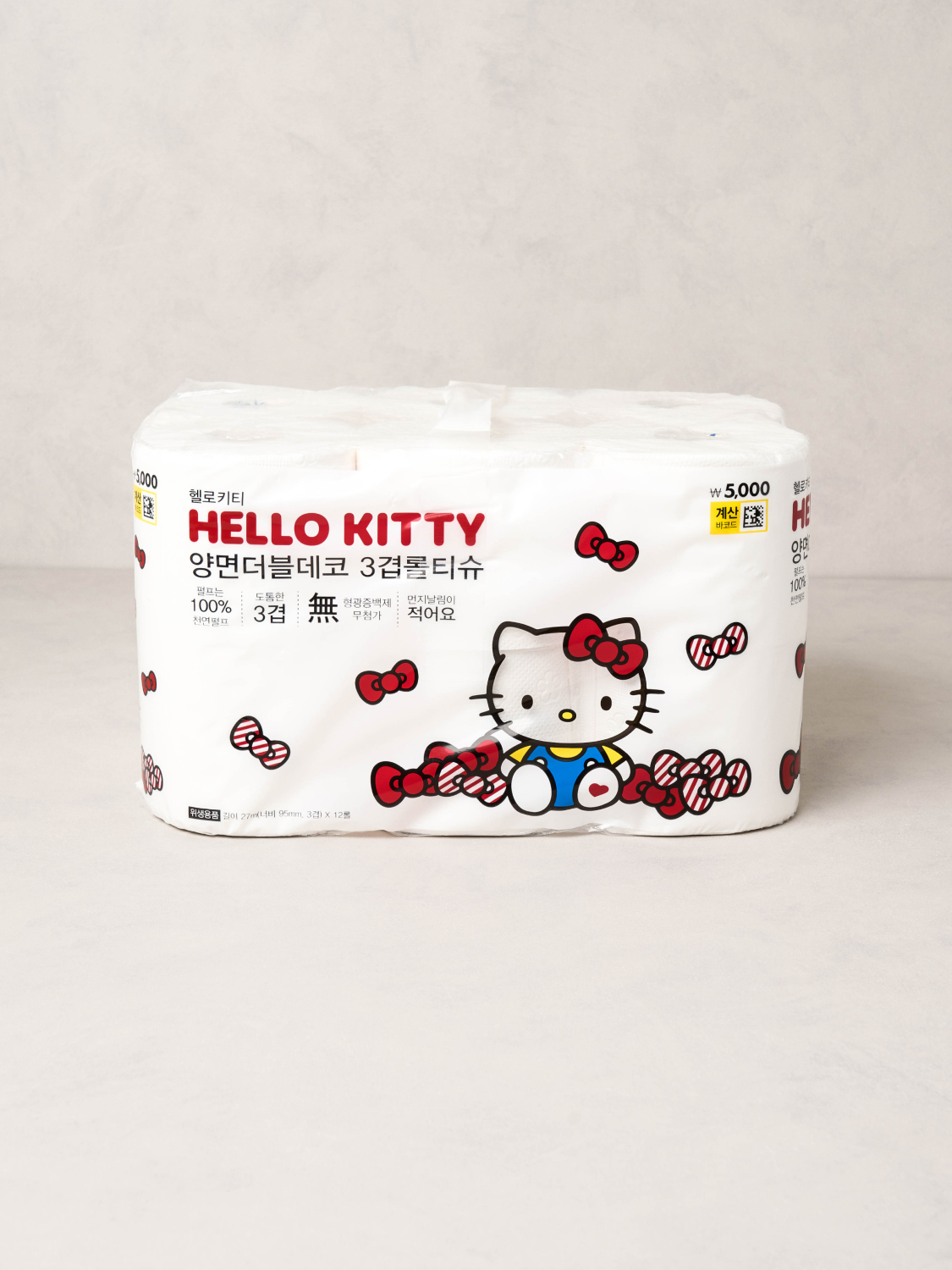 헬로키티 롤티슈 27 m X 12롤
