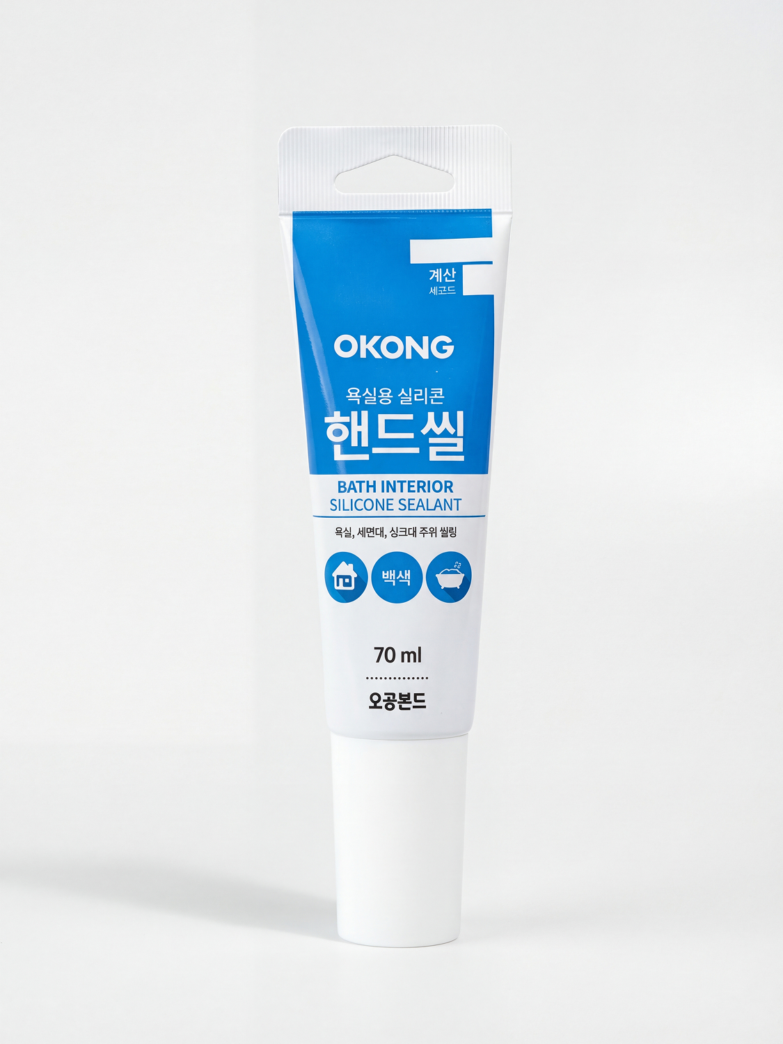 오공 백색 핸드씰 욕실용 70ml