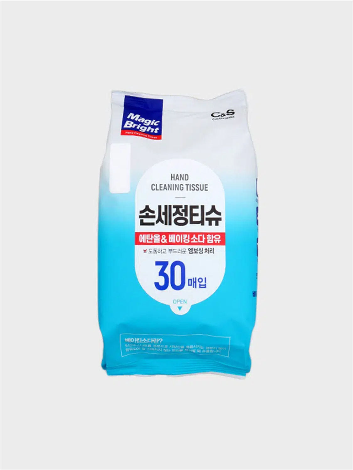 손세정 티슈 30매