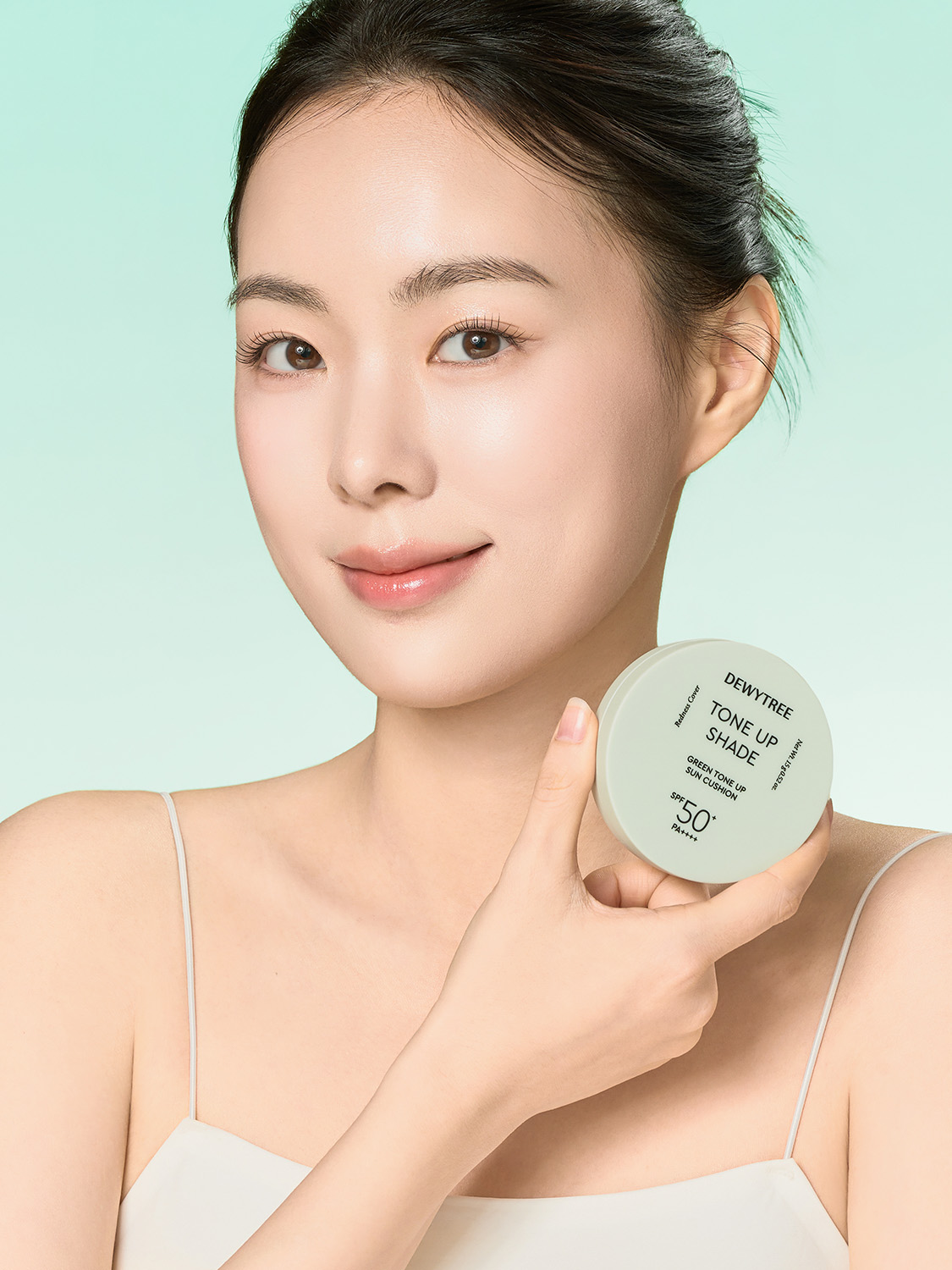 듀이트리 톤업쉐이드 그린톤업 선쿠션 15 g
