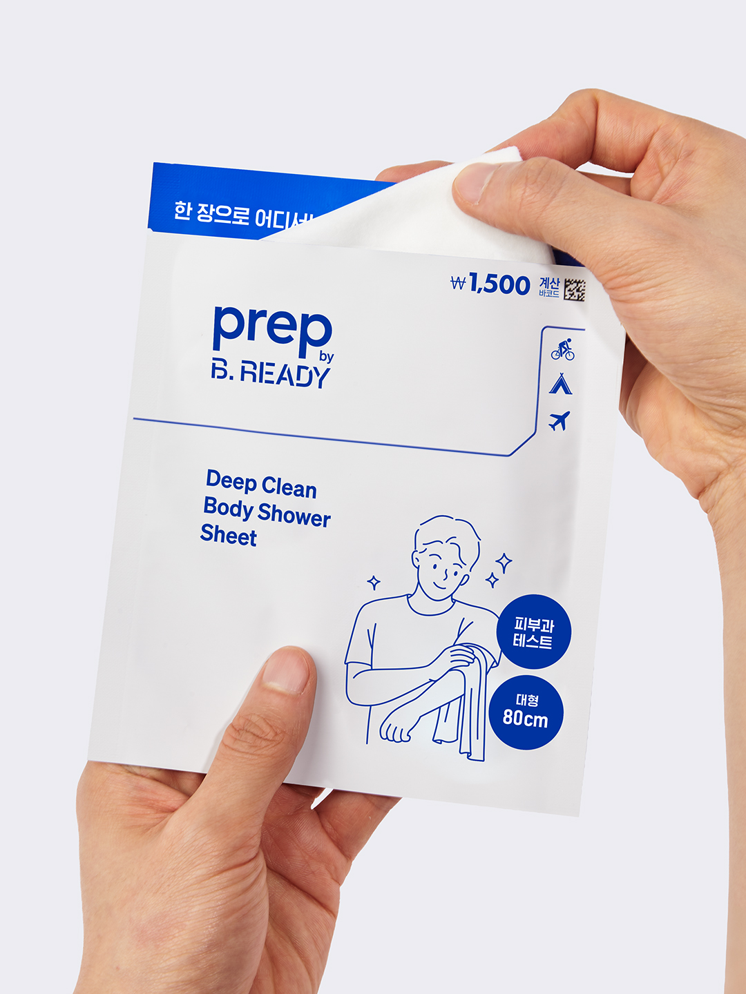 Prep by Be READY Салфетки для душа 45 г, Amorepacific