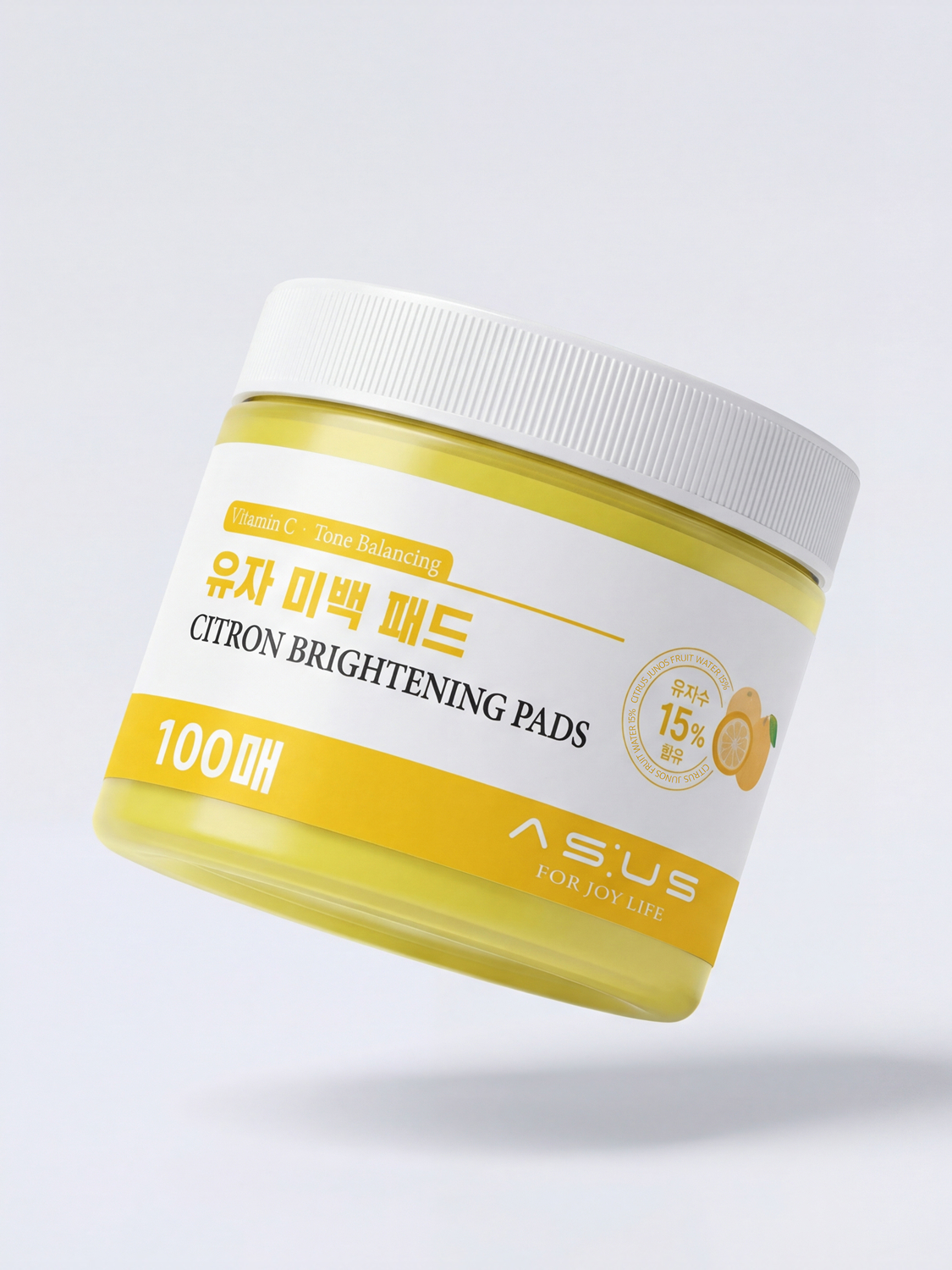 애즈어스 유자미백 토너패드 100매입