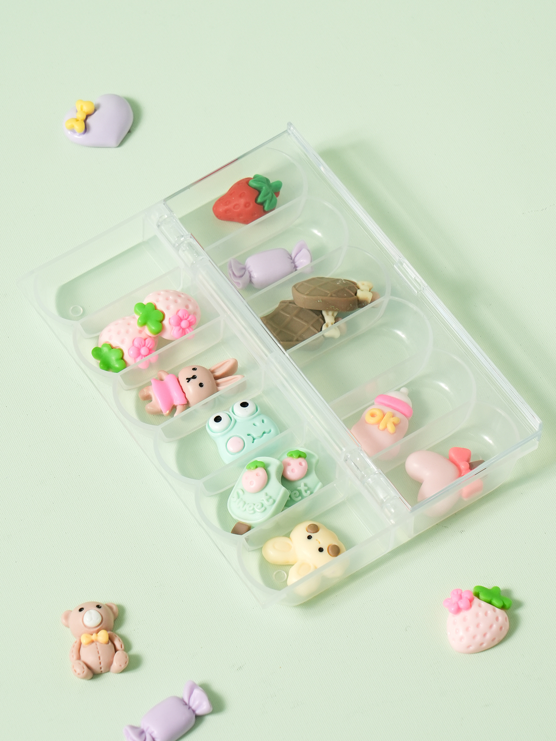 비즈 액세서리 케이스 12칸