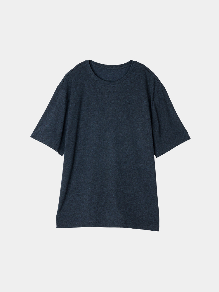 Футболка из вискозы домашняя M/L темно-синяя