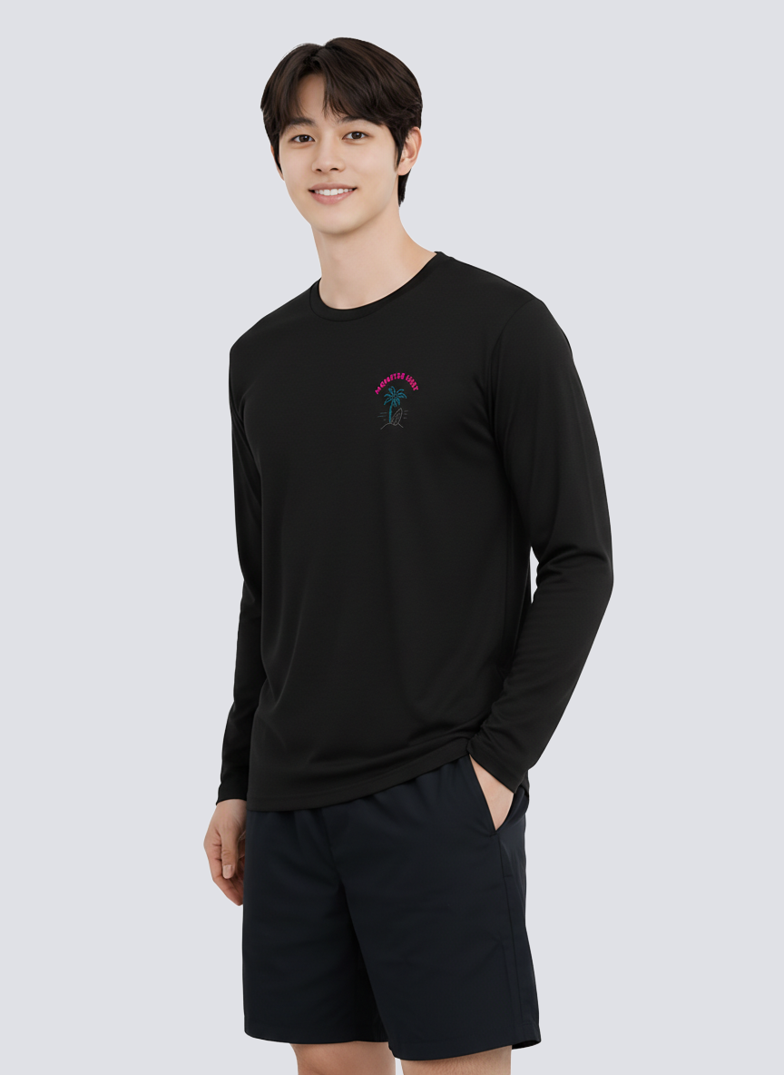 Пляжная футболка с длинным рукавом UGIZ L/XL черная