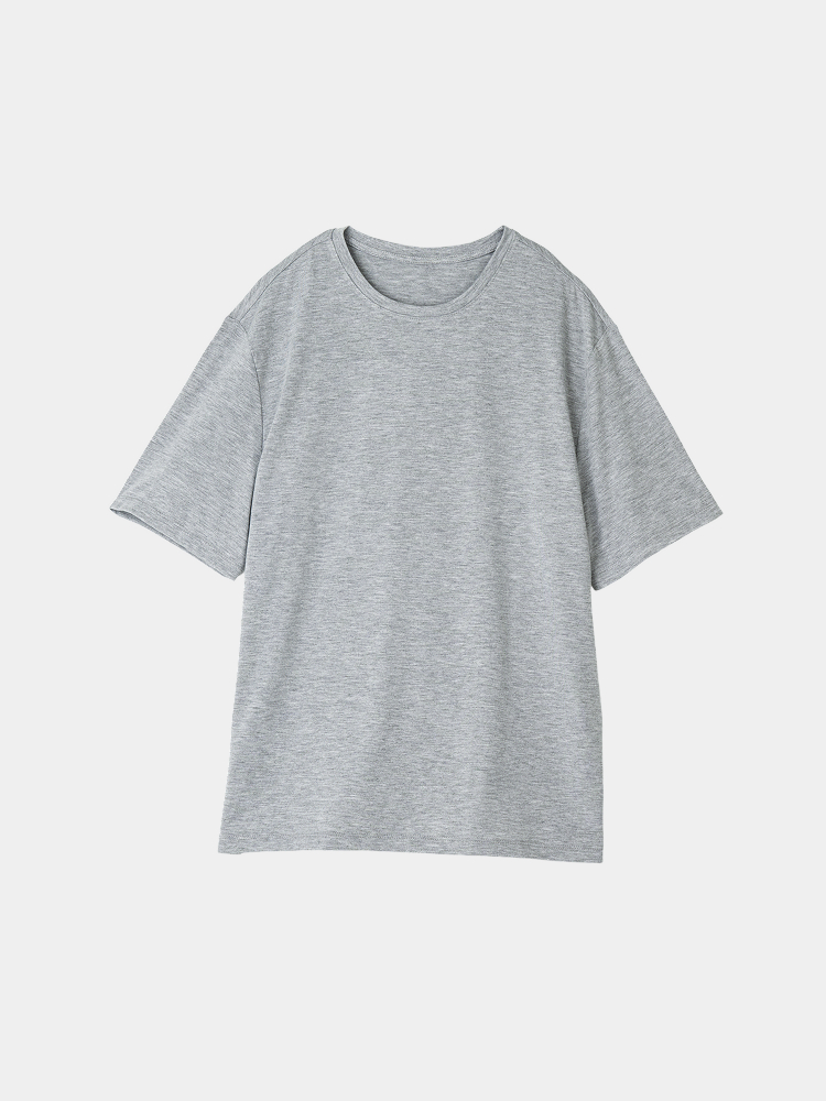 Домашняя футболка из вискозы M/L серая