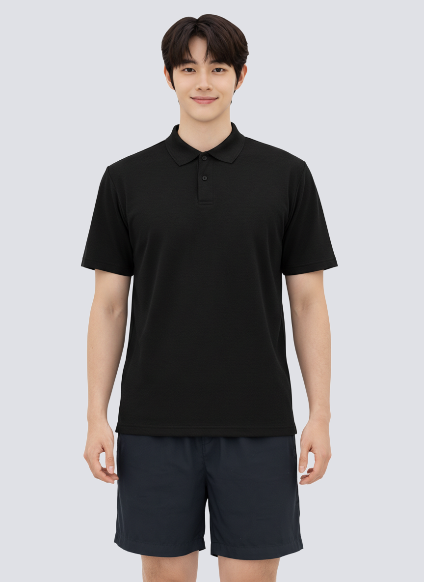 [UV 최대 97% 차단] UGIZ 남성 카라티 M/L/XL 블랙